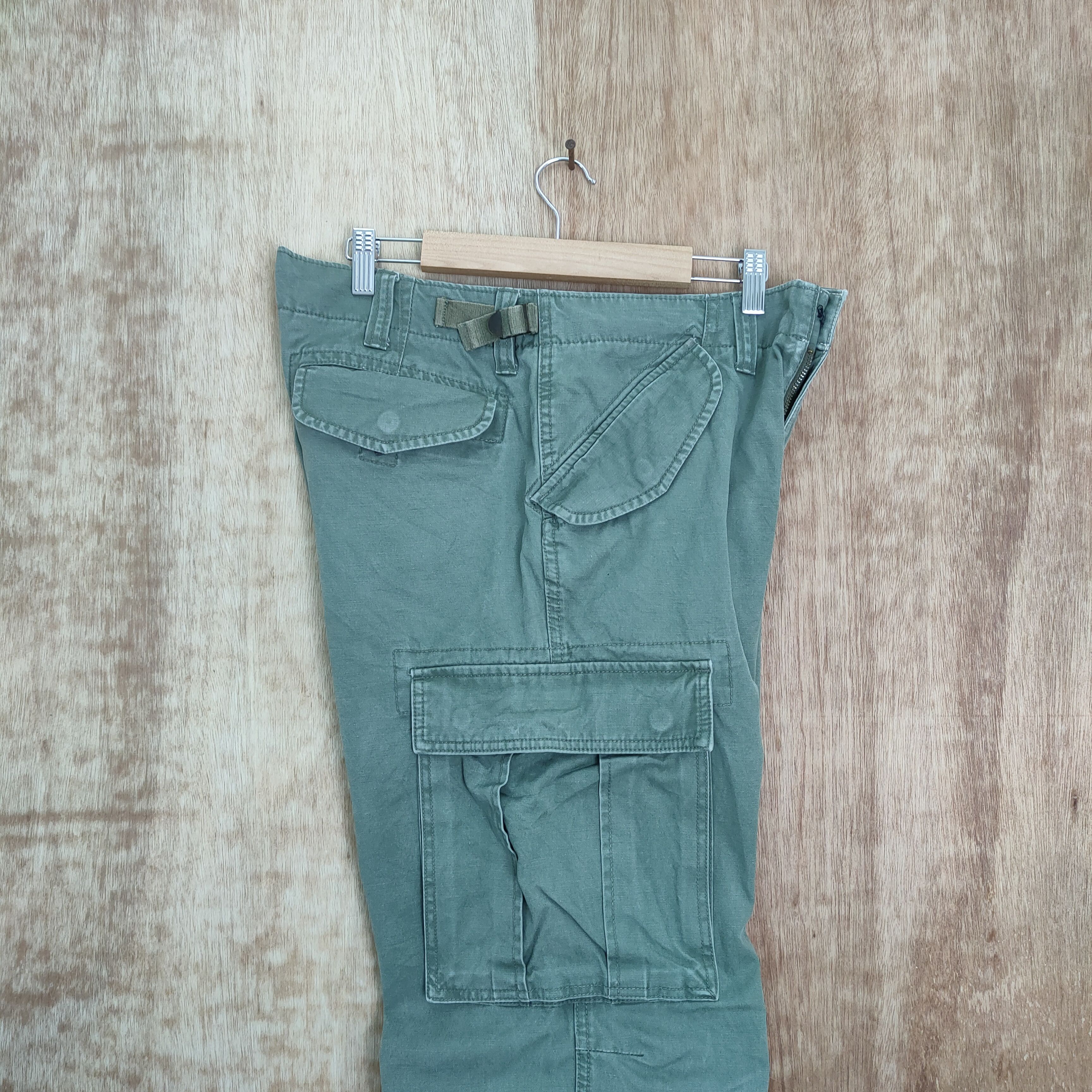 Gap GAP FADED GREEN CARGO PANTS MULTIPOCKET TACTICAL Size US 32 / EU 48 - 10 Thumbnail