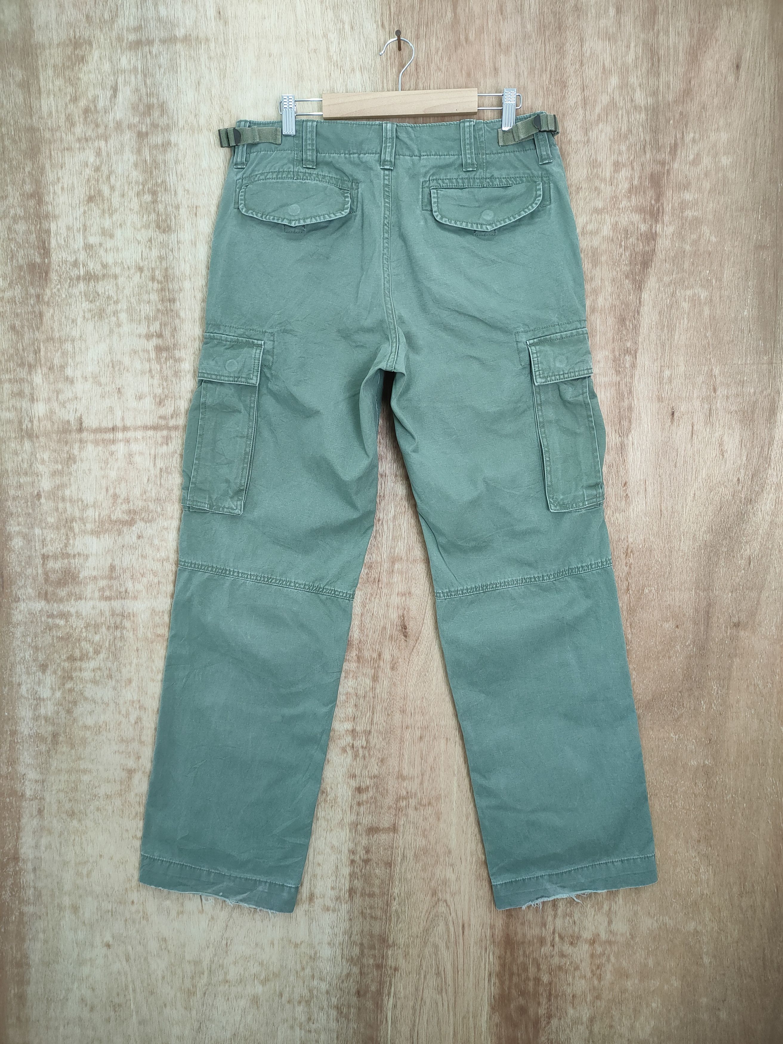 Gap GAP FADED GREEN CARGO PANTS MULTIPOCKET TACTICAL Size US 32 / EU 48 - 6 Thumbnail