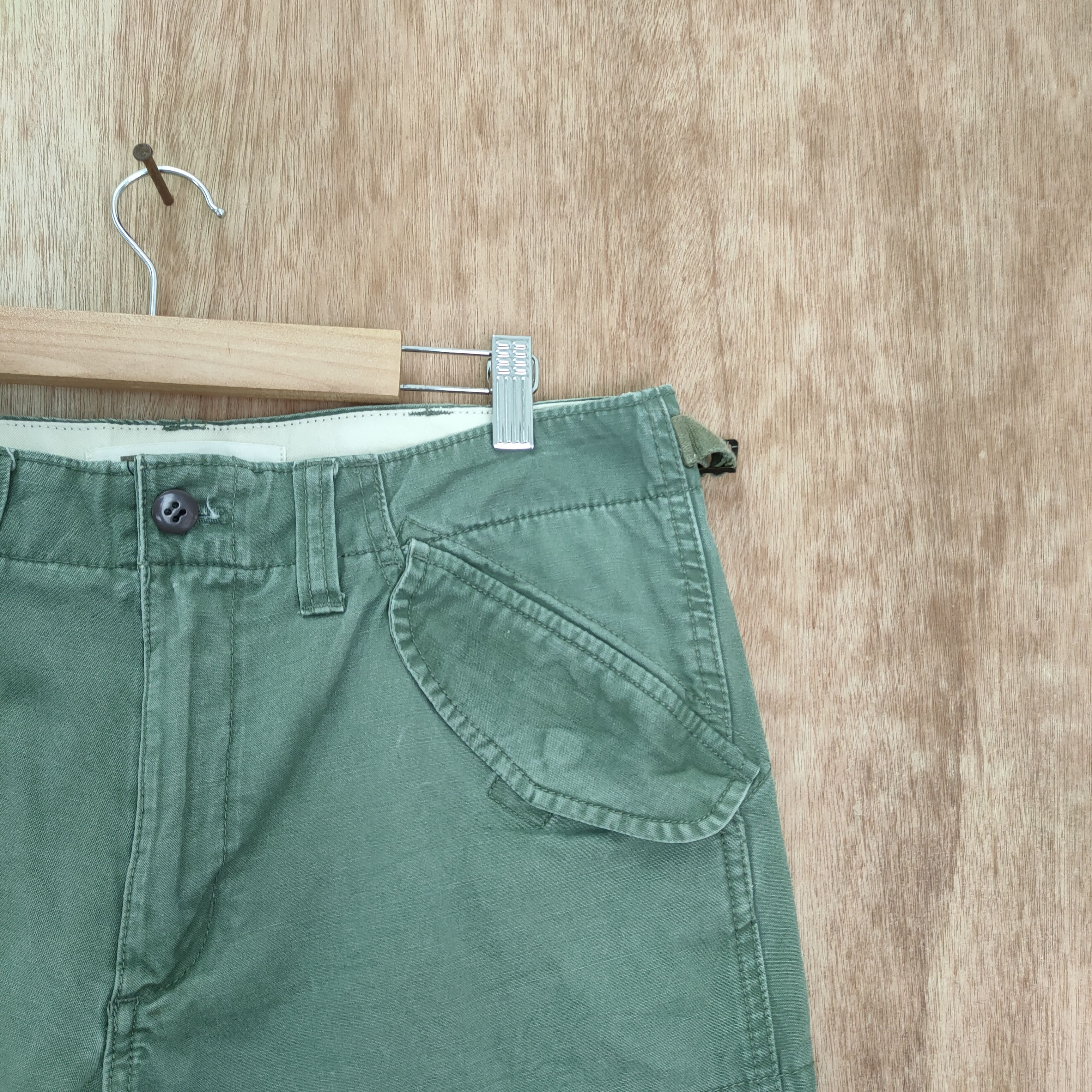 Gap GAP FADED GREEN CARGO PANTS MULTIPOCKET TACTICAL Size US 32 / EU 48 - 15 Thumbnail