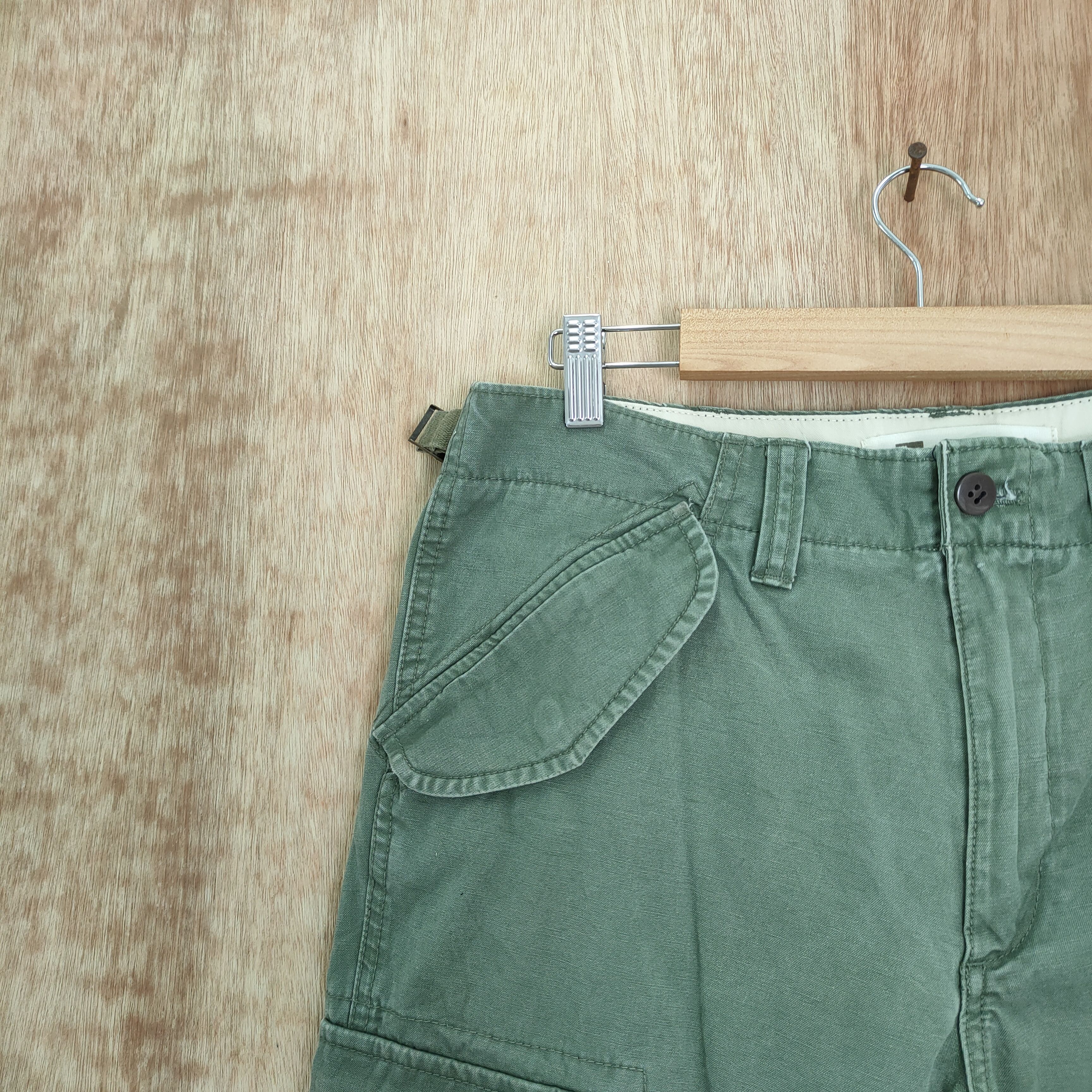 Gap GAP FADED GREEN CARGO PANTS MULTIPOCKET TACTICAL Size US 32 / EU 48 - 14 Thumbnail