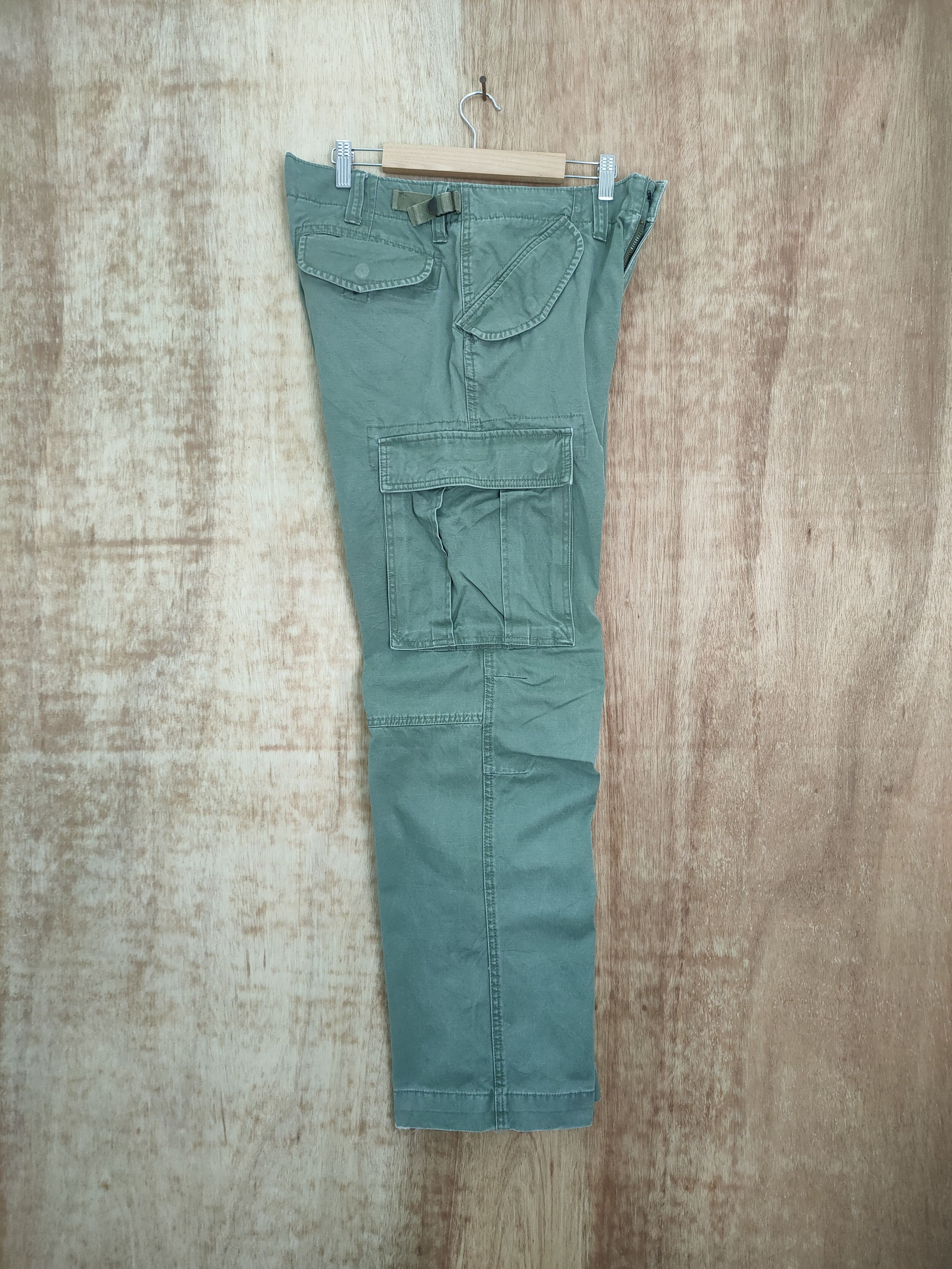 Gap GAP FADED GREEN CARGO PANTS MULTIPOCKET TACTICAL Size US 32 / EU 48 - 7 Thumbnail