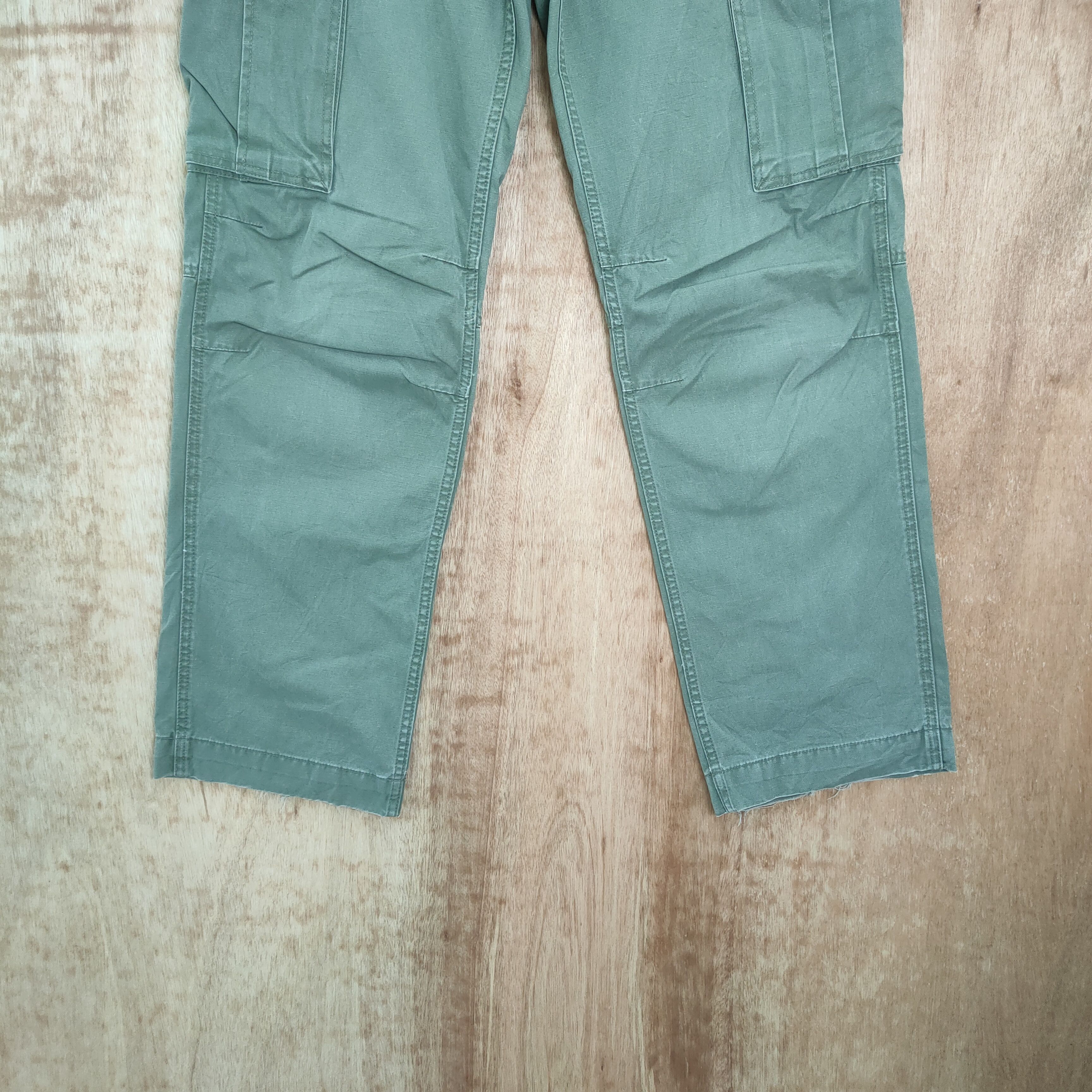 Gap GAP FADED GREEN CARGO PANTS MULTIPOCKET TACTICAL Size US 32 / EU 48 - 3 Thumbnail