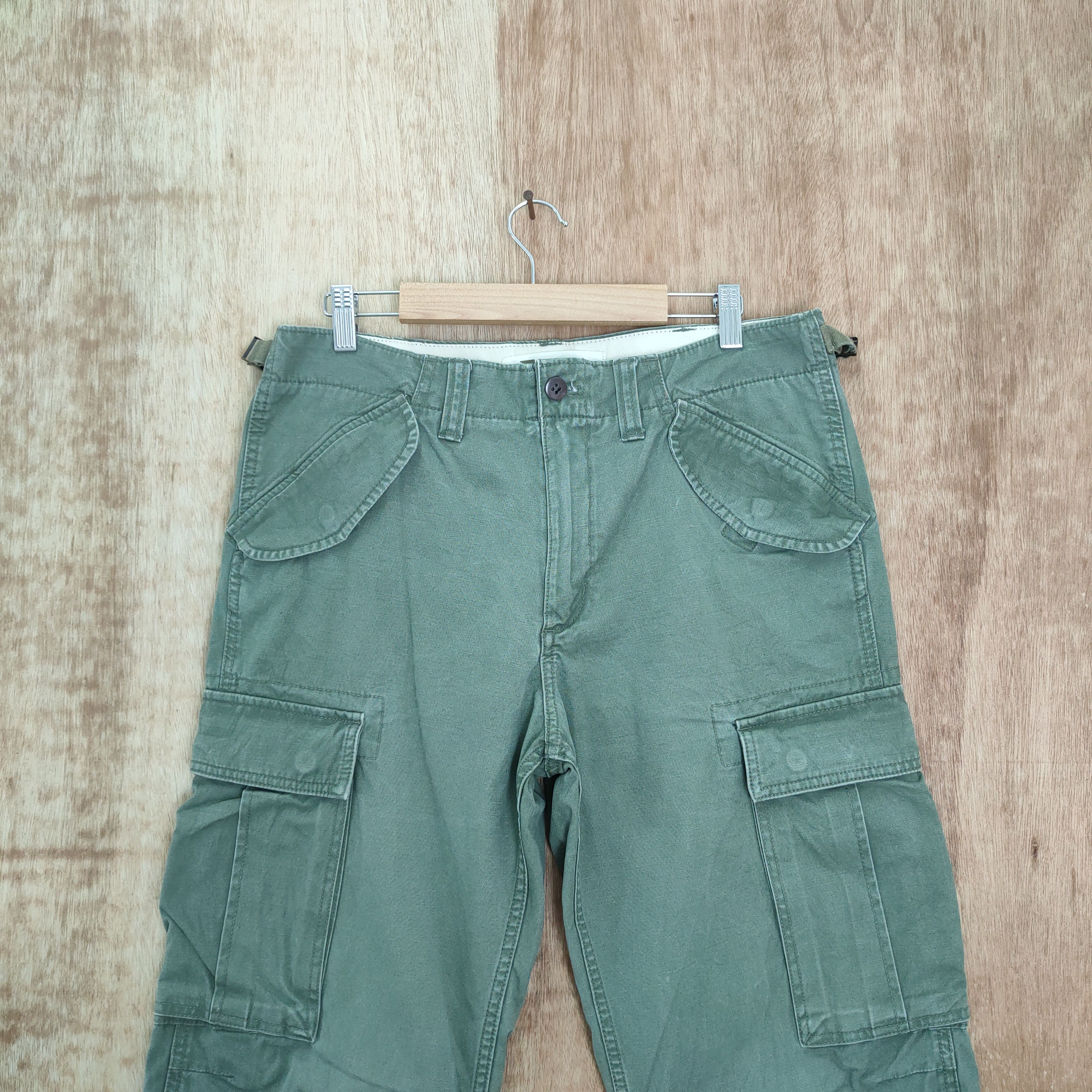 Gap GAP FADED GREEN CARGO PANTS MULTIPOCKET TACTICAL Size US 32 / EU 48 - 2 Thumbnail