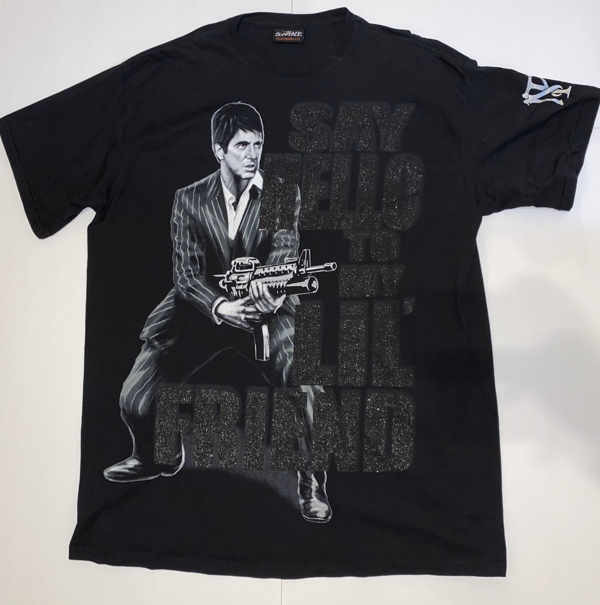 Vintage Vintage Scarface Hello To My Little Friend Single Stitch Tee Size US XL / EU 56 / 4 - 1 Thumbnail