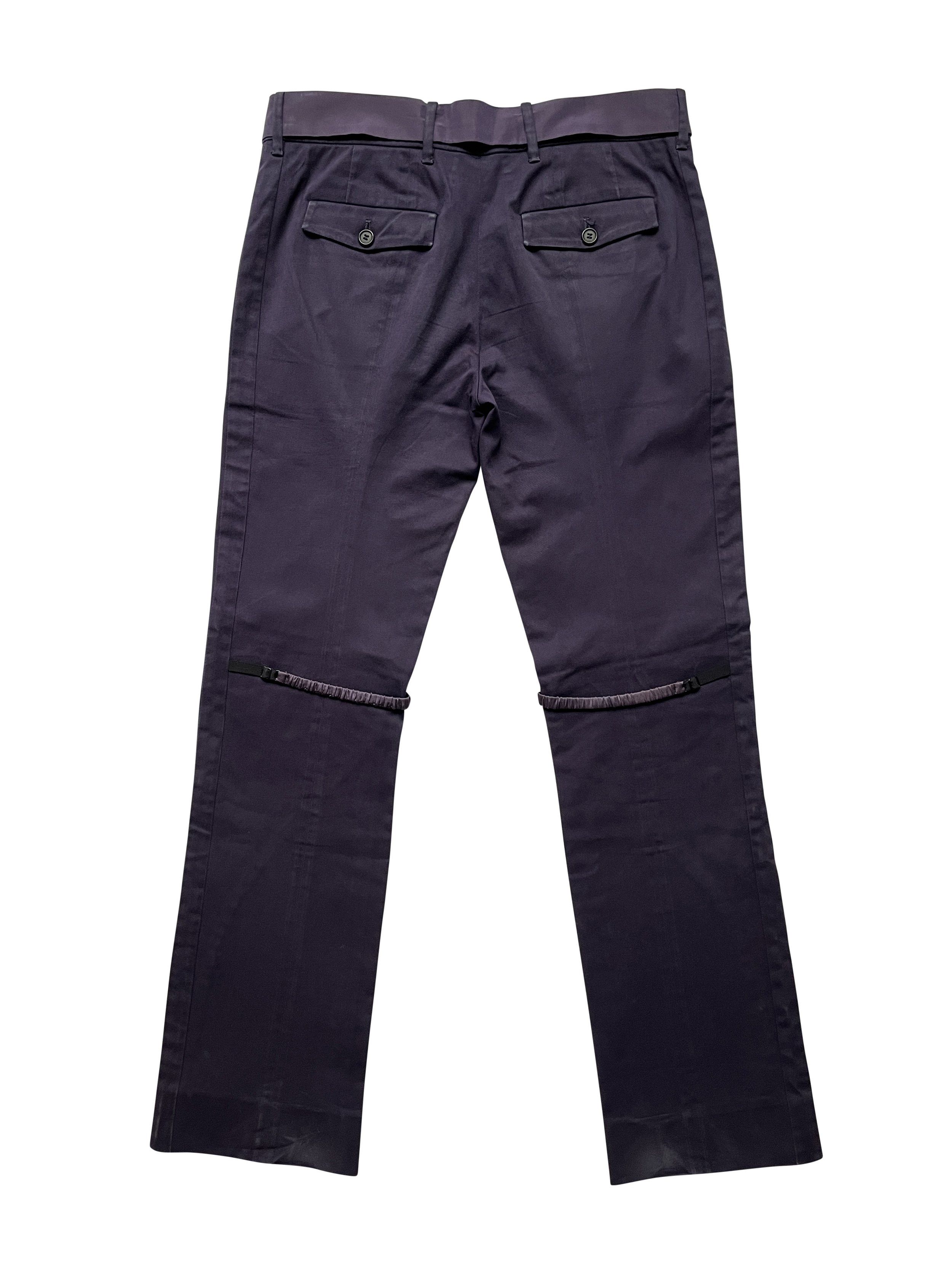 Prada ⚡️QUICK SALE⚡️2008 Prada Purple Trousers Pants Size 30" / US 8 / IT 44 - 2 Thumbnail