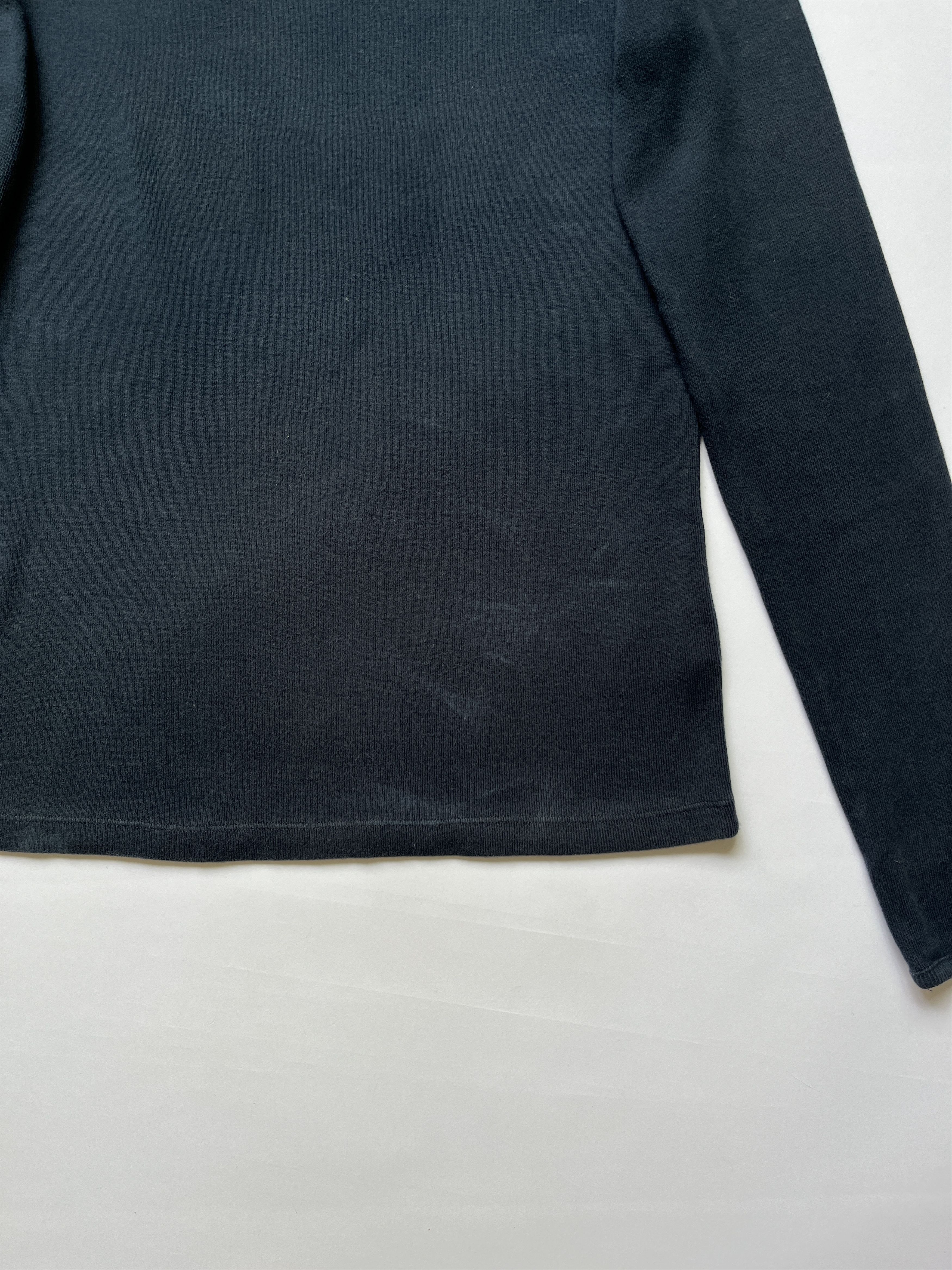 Prada ⚡️QUICK SALE⚡️2000s’ Prada Navy Long Sleeve Tshirt Size M / US 6-8 / IT 42-44 - 3 Thumbnail