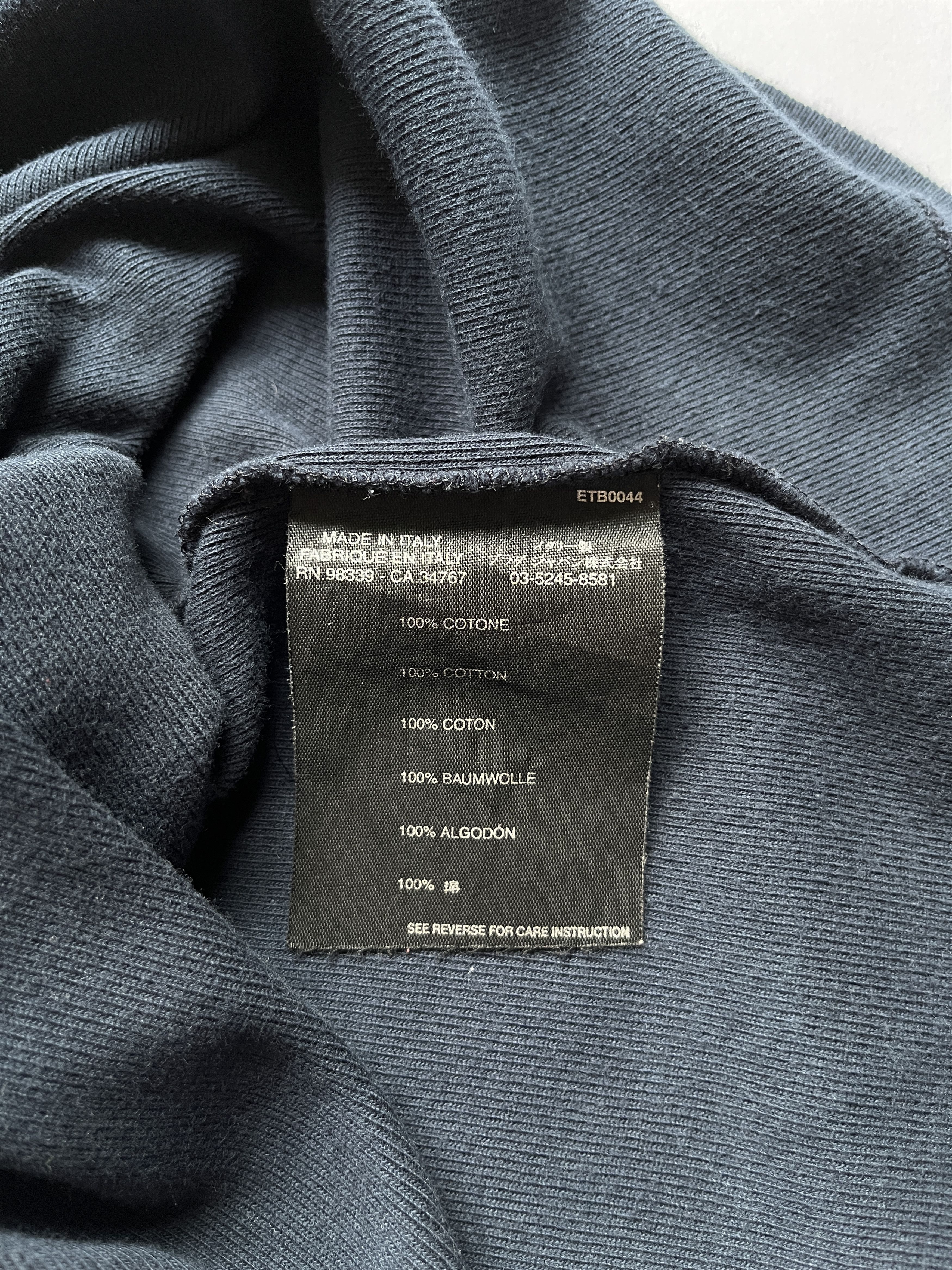 Prada ⚡️QUICK SALE⚡️2000s’ Prada Navy Long Sleeve Tshirt Size M / US 6-8 / IT 42-44 - 5 Thumbnail