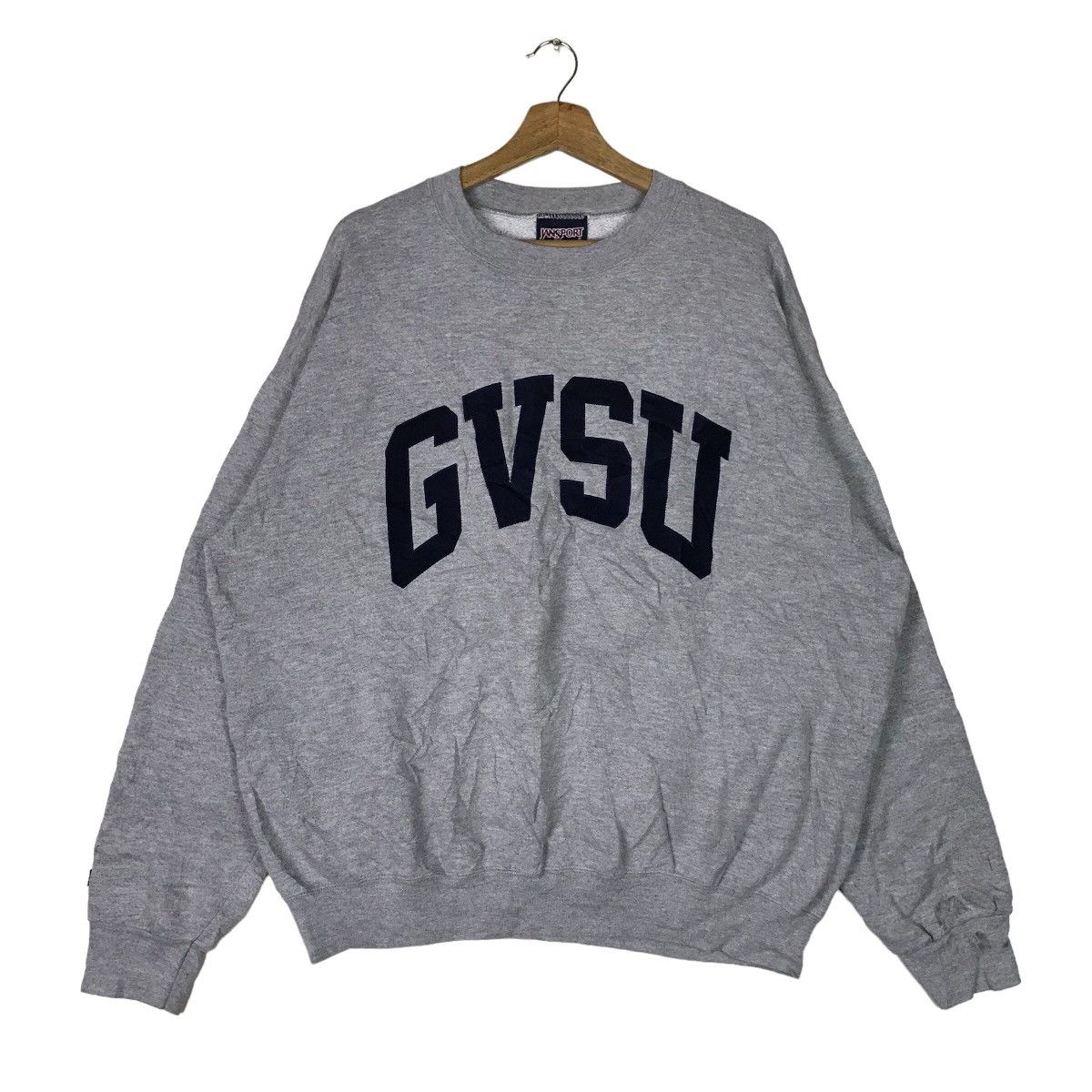 Vintage Jansport GVSU Spell Out Pullover Jumper Sweatshirt
