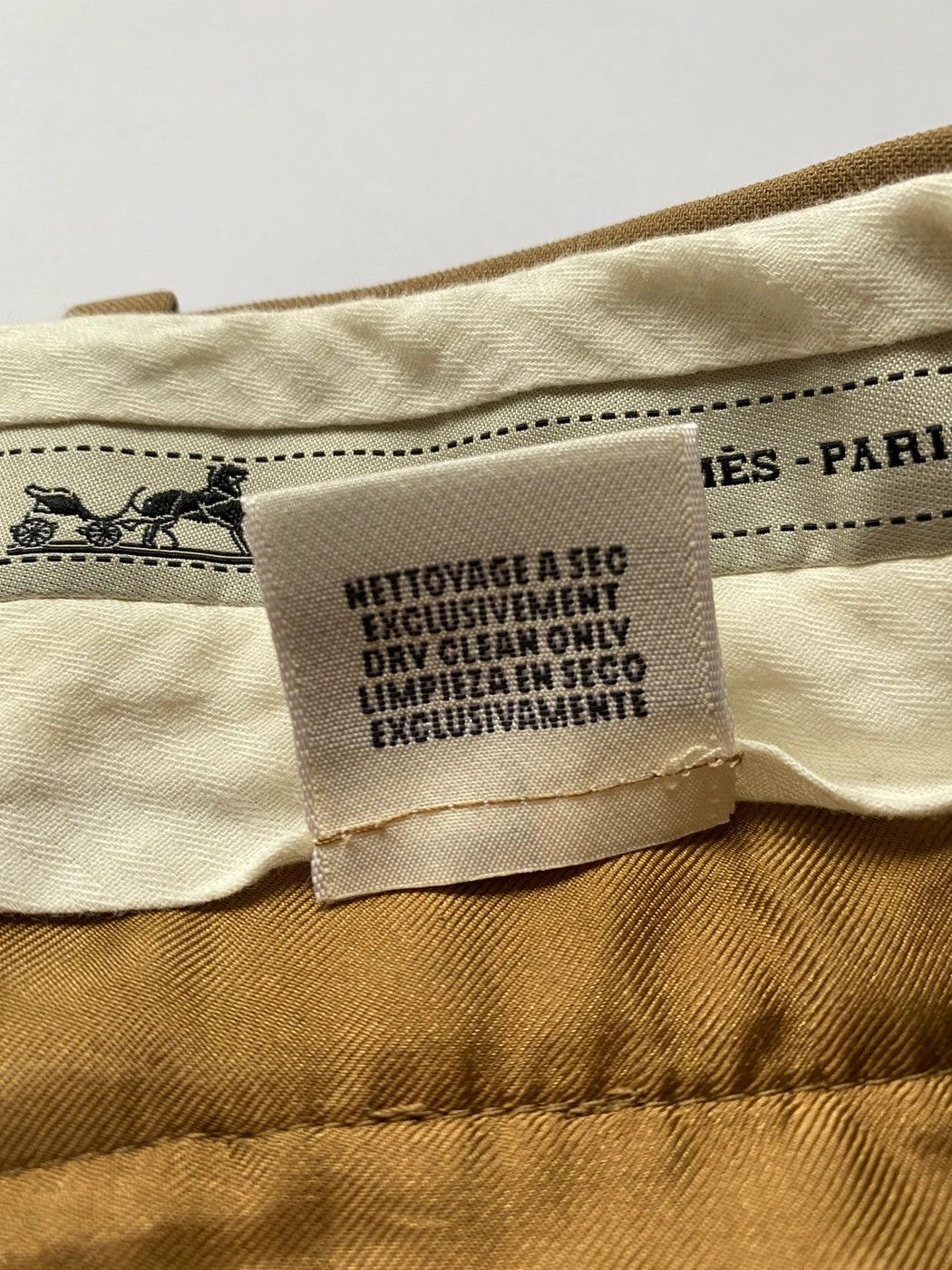 Hermes ⚡️QUICK SALE⚡️Hermès by Margiela Dark Beige Stretchy Pants Size 30" / US 8 / IT 44 - 4 Thumbnail