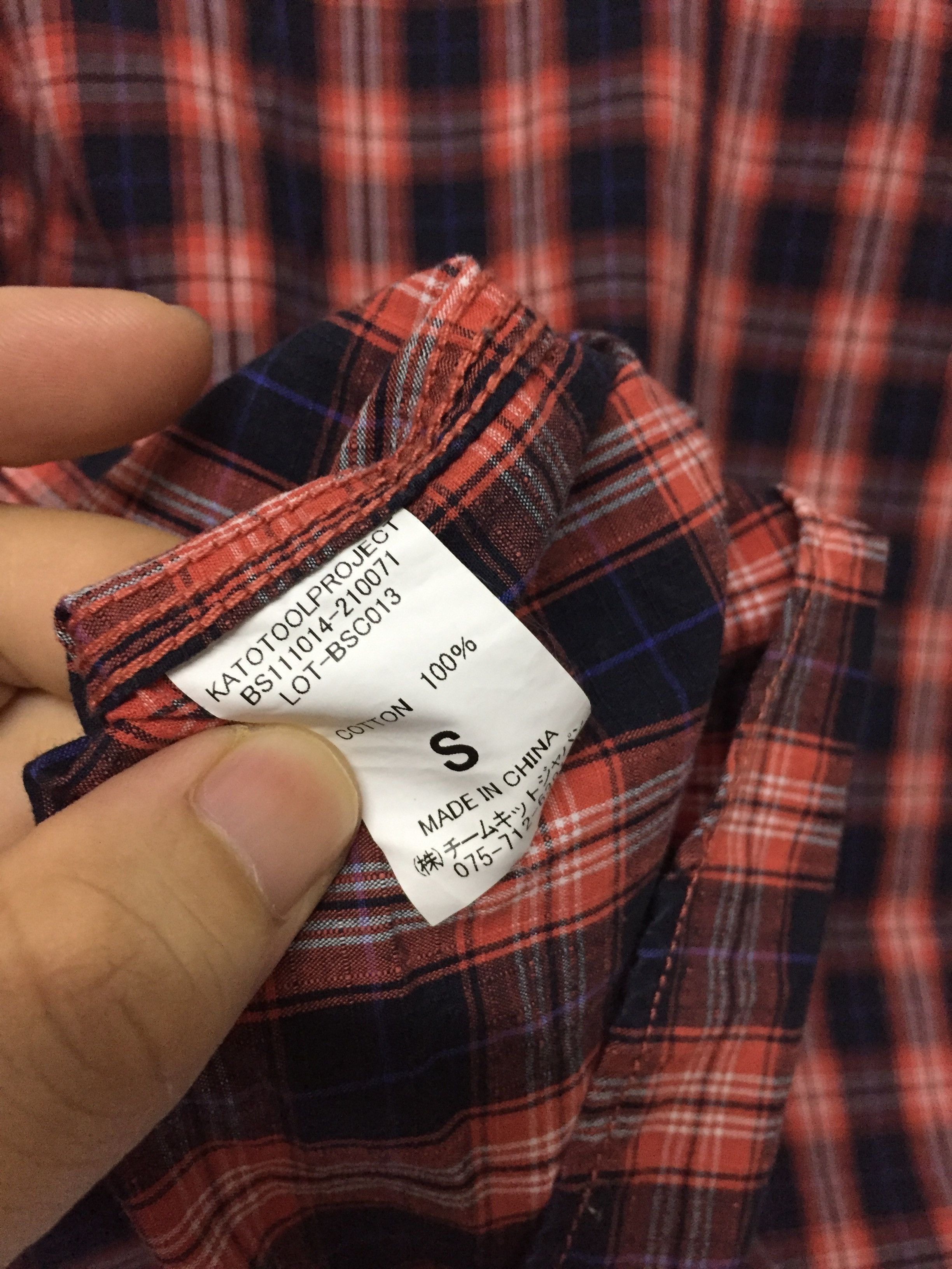 KATO Hiroshi Kato tartan red flannel travis schott Size US S / EU 44-46 / 1 - 10 Thumbnail