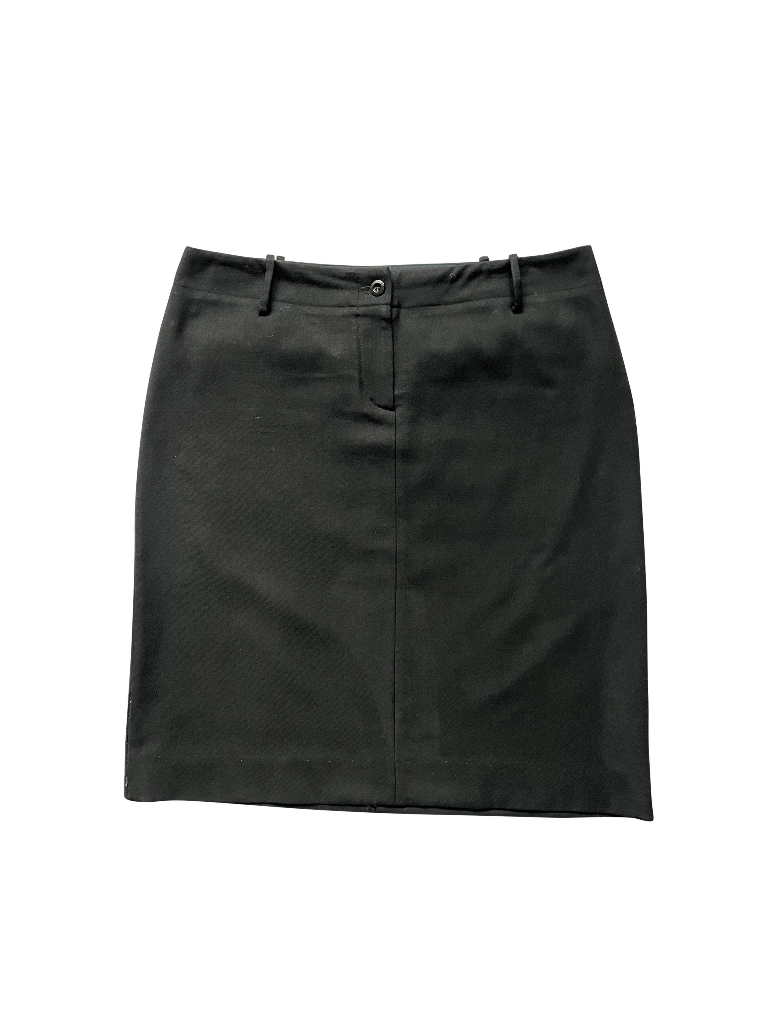 Miu Miu ⚡️QUICK SALE⚡️2000's Miu Miu Black Slim Skirt Size 28" / US 6 / IT 42 - 1 Thumbnail