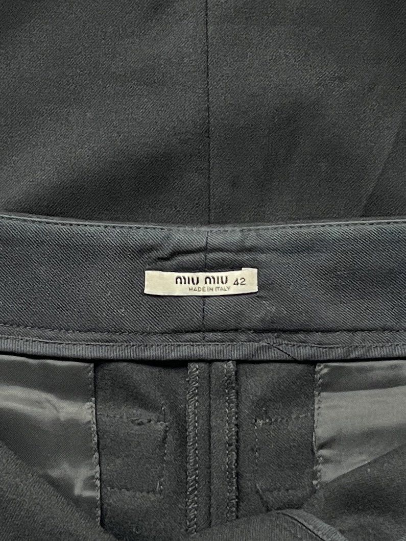 Miu Miu ⚡️QUICK SALE⚡️2000's Miu Miu Black Slim Skirt Size 28" / US 6 / IT 42 - 3 Thumbnail