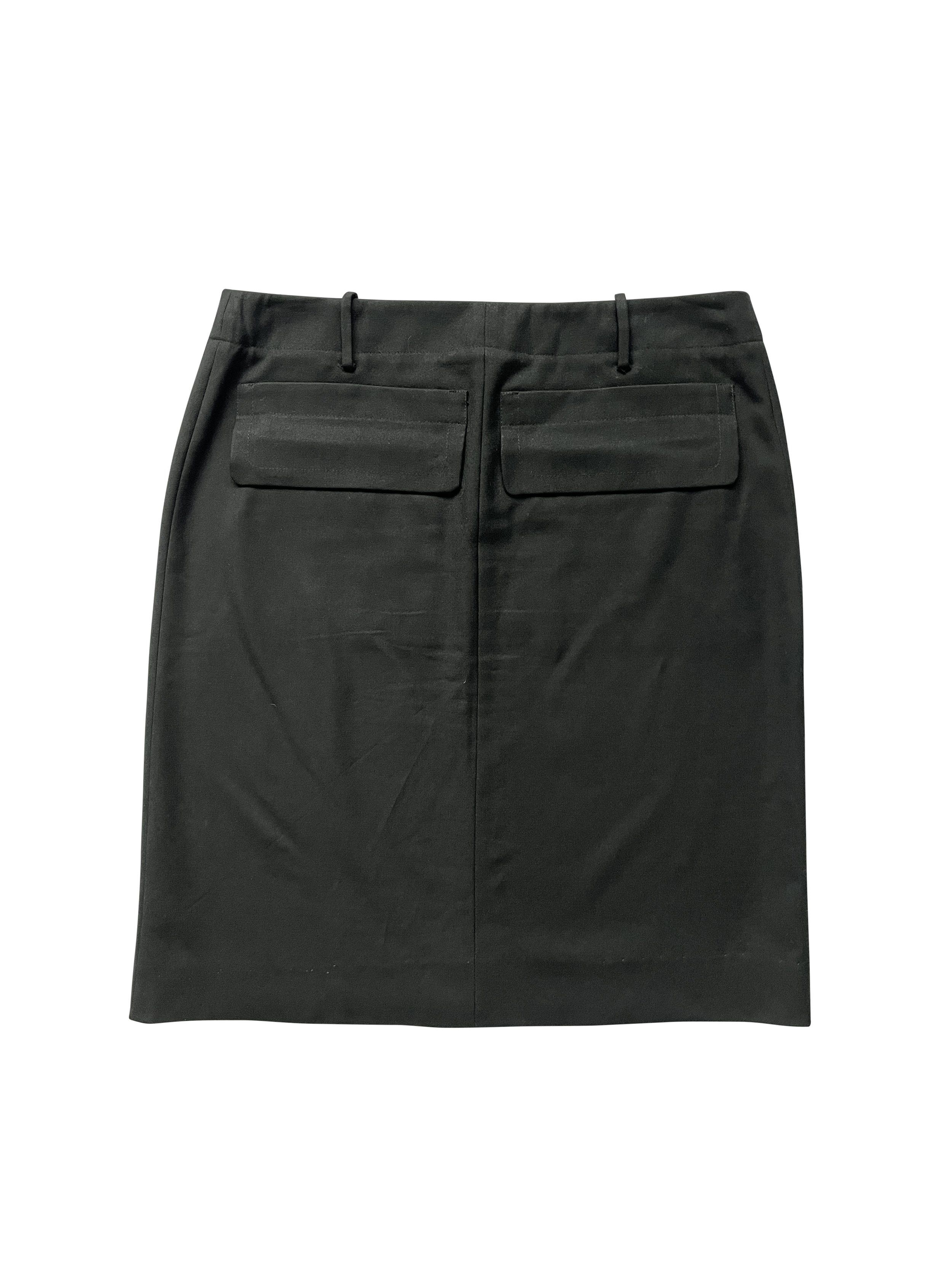 Miu Miu ⚡️QUICK SALE⚡️2000's Miu Miu Black Slim Skirt Size 28" / US 6 / IT 42 - 2 Thumbnail