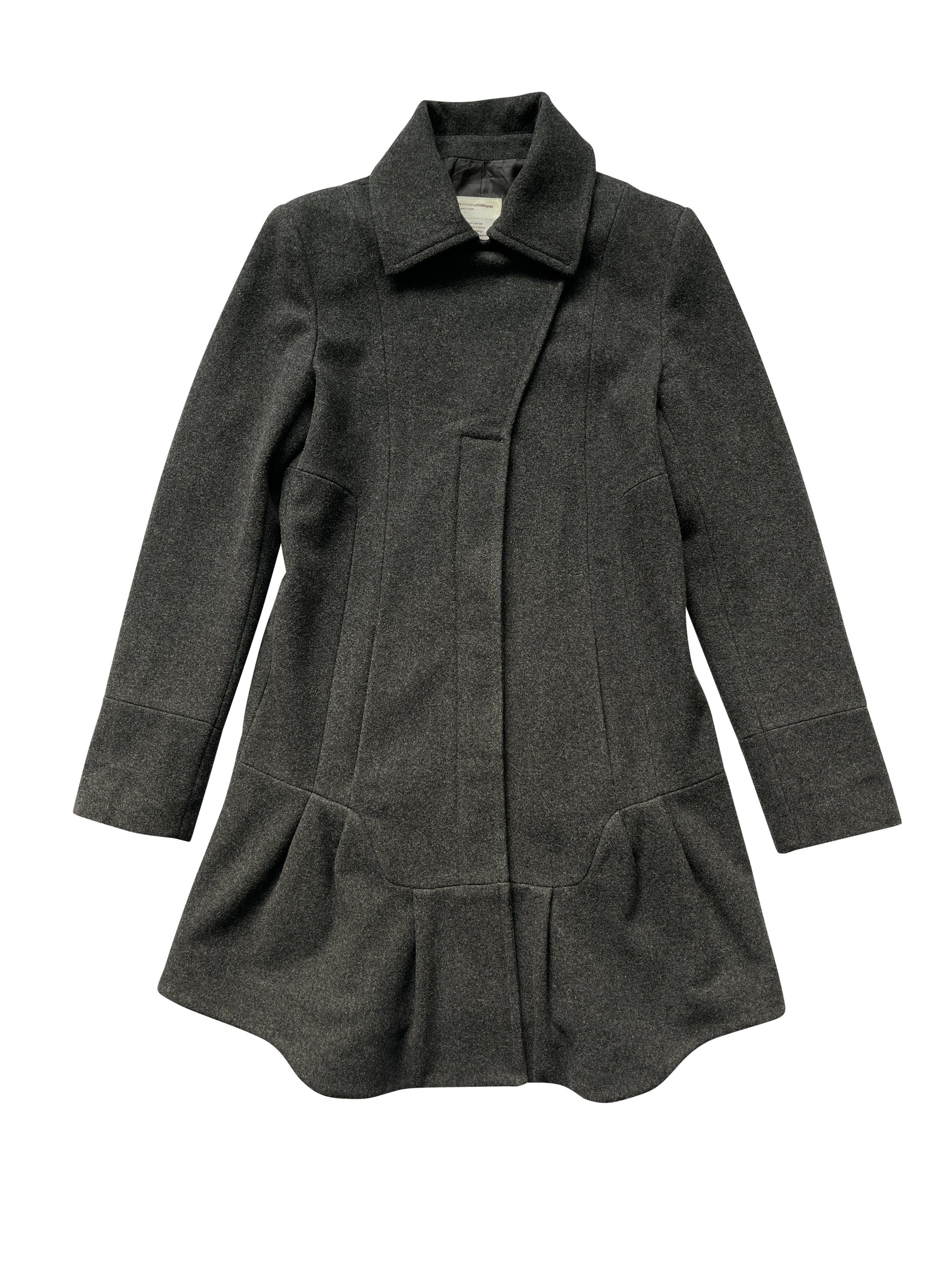 Hussein Chalayan ⚡️QUICK SALE⚡️Hussein Chalayan Charcoal Wool Coat Size M / US 6-8 / IT 42-44 - 1 Thumbnail