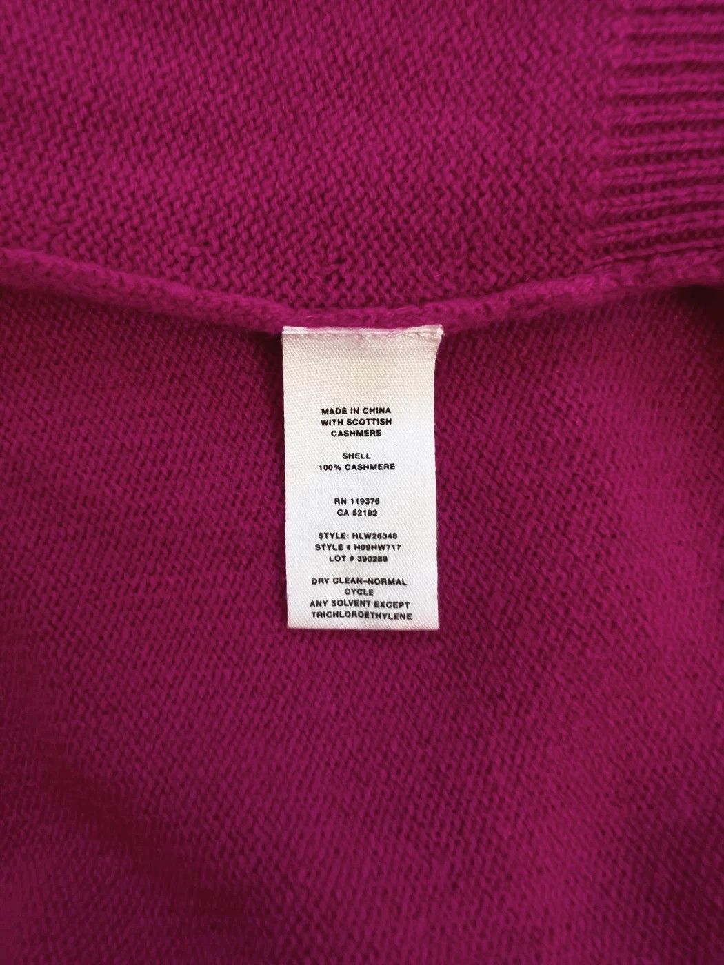 Helmut Lang ⚡️QUICK SALE⚡️Helmut Lang Fuchsia Pink Cashmere Sweater Size S / US 4 / IT 40 - 4 Thumbnail