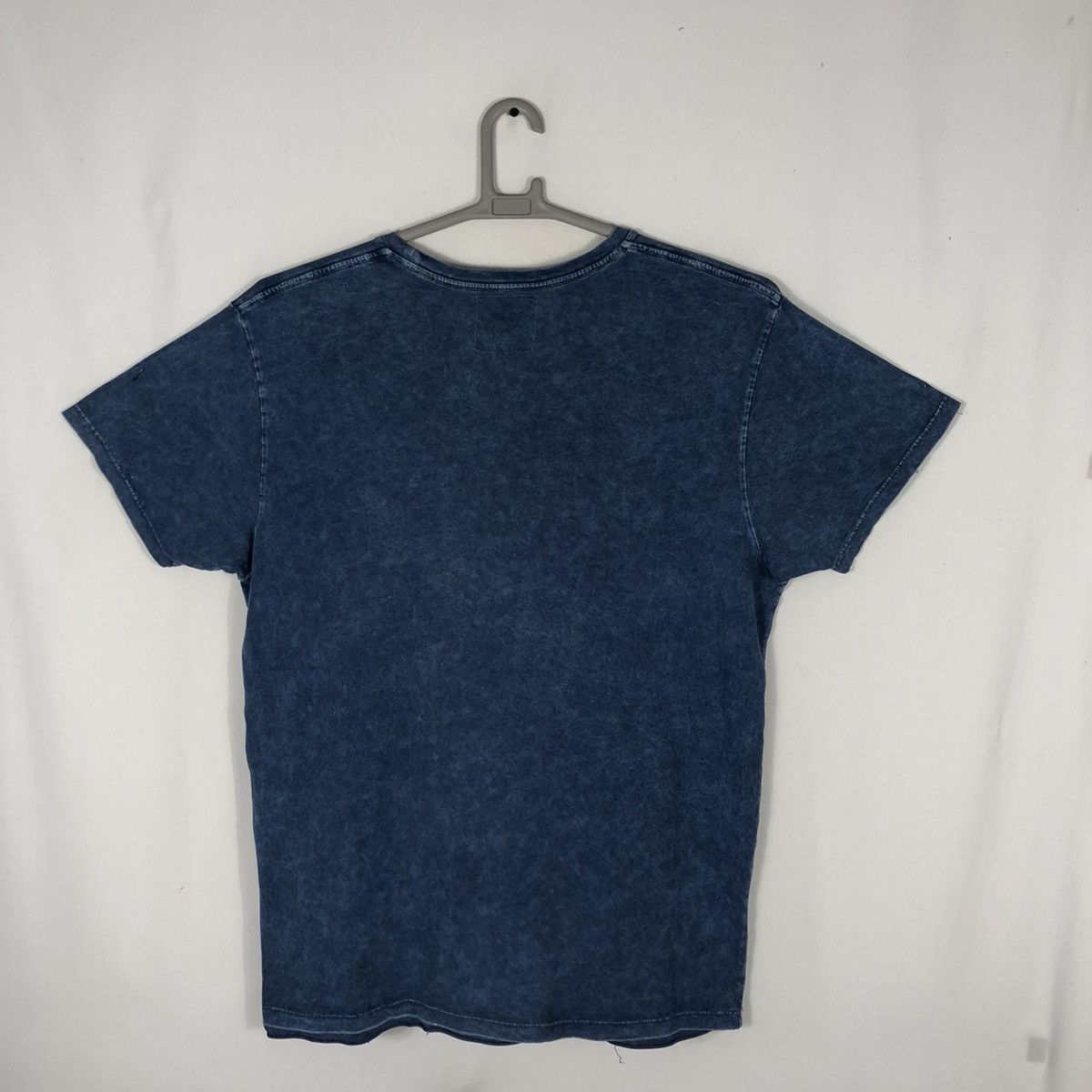 Band Tees × The Rolling Stones × Vintage The Rolling Stones Blue Stoned Washed Big Logo Promo Tee Size US L / EU 52-54 / 3 - 4 Thumbnail