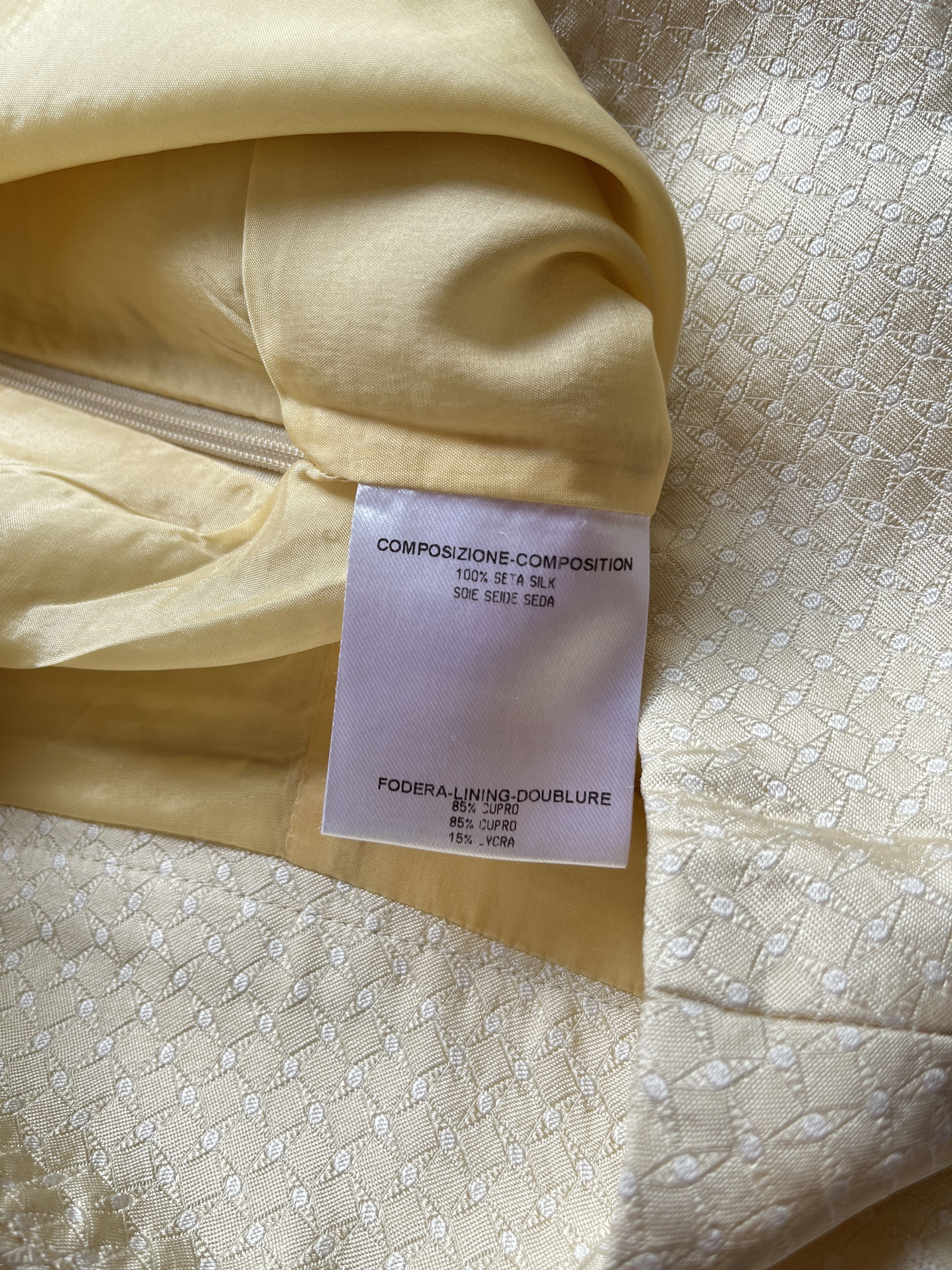 Alexander McQueen ⚡️QUICK SALE⚡️2006 Alexander McQueen Light Gold Silk Skirt Size 28" / US 6 / IT 42 - 4 Thumbnail