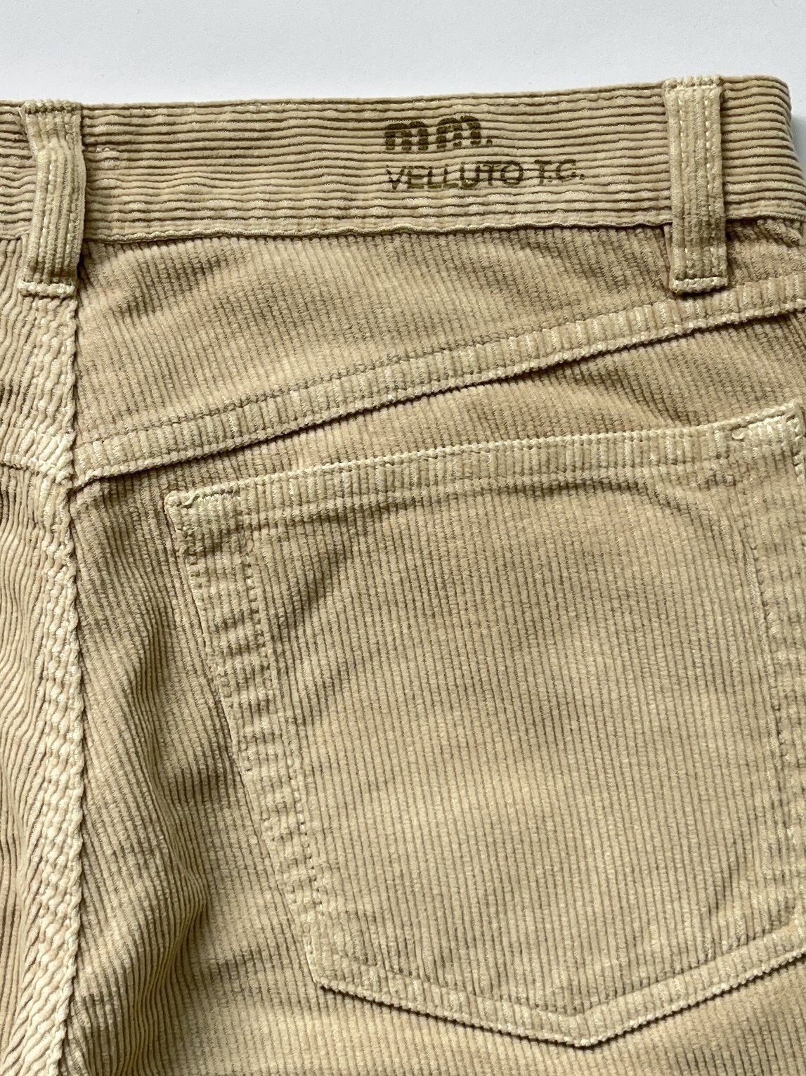 Miu Miu ⚡️QUICK SALE⚡️2000's Miu Miu Beige Corduroy Trousers Pants Size 28" / US 6 / IT 42 - 4 Thumbnail