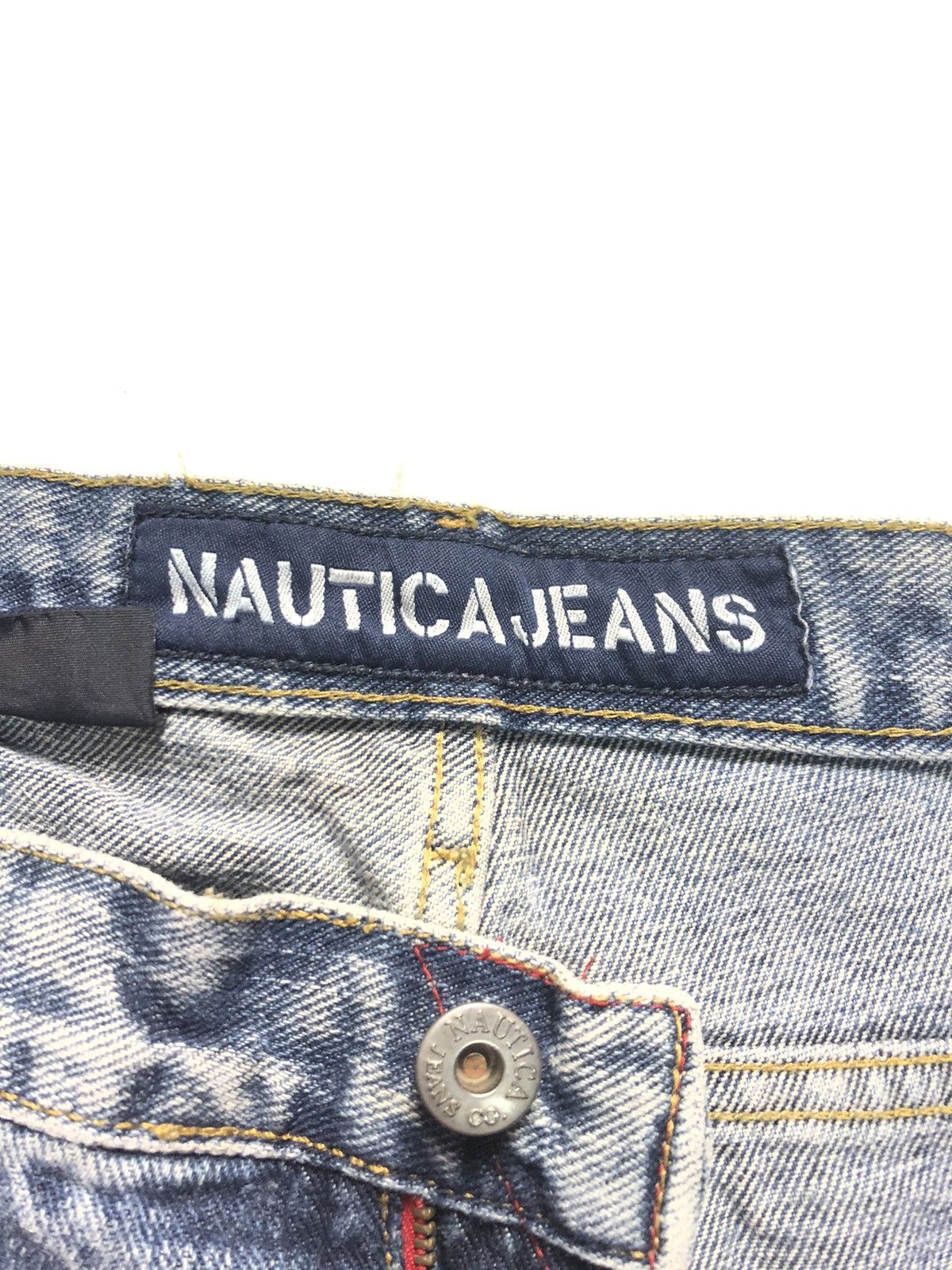 Nautica × Vintage VINTAGE NAUTICAL JEANS COMPANY CARPENTER WORKWEAR DENIM Size US 37 - 11 Thumbnail