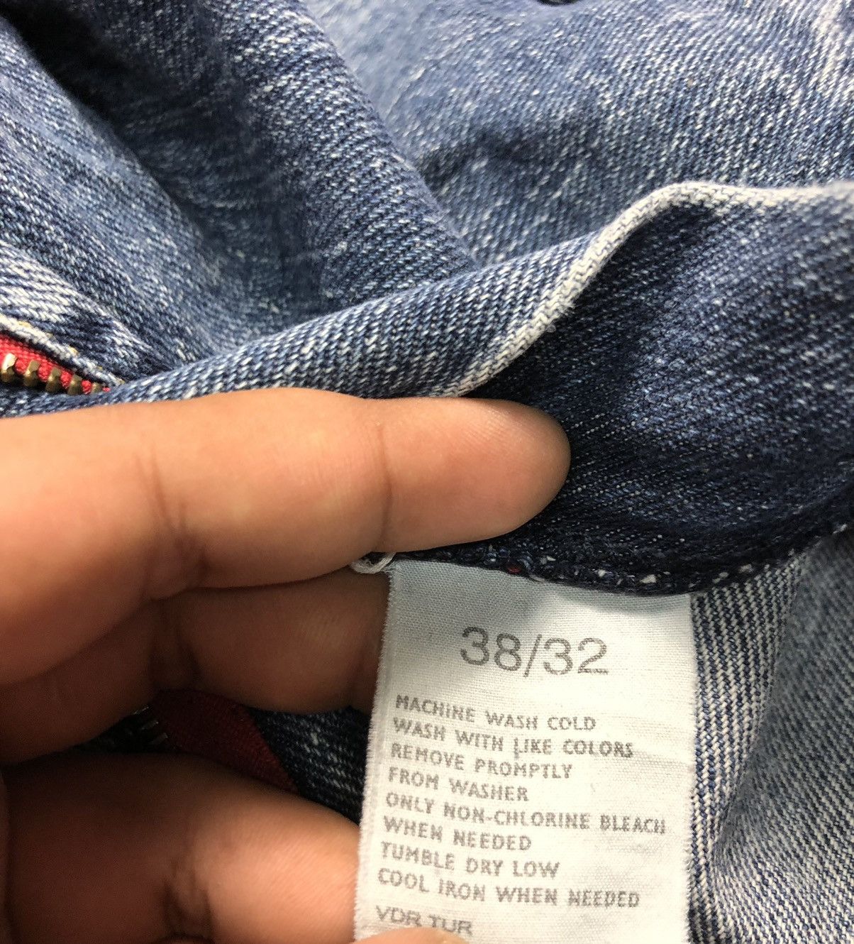 Nautica × Vintage VINTAGE NAUTICAL JEANS COMPANY CARPENTER WORKWEAR DENIM Size US 37 - 13 Thumbnail