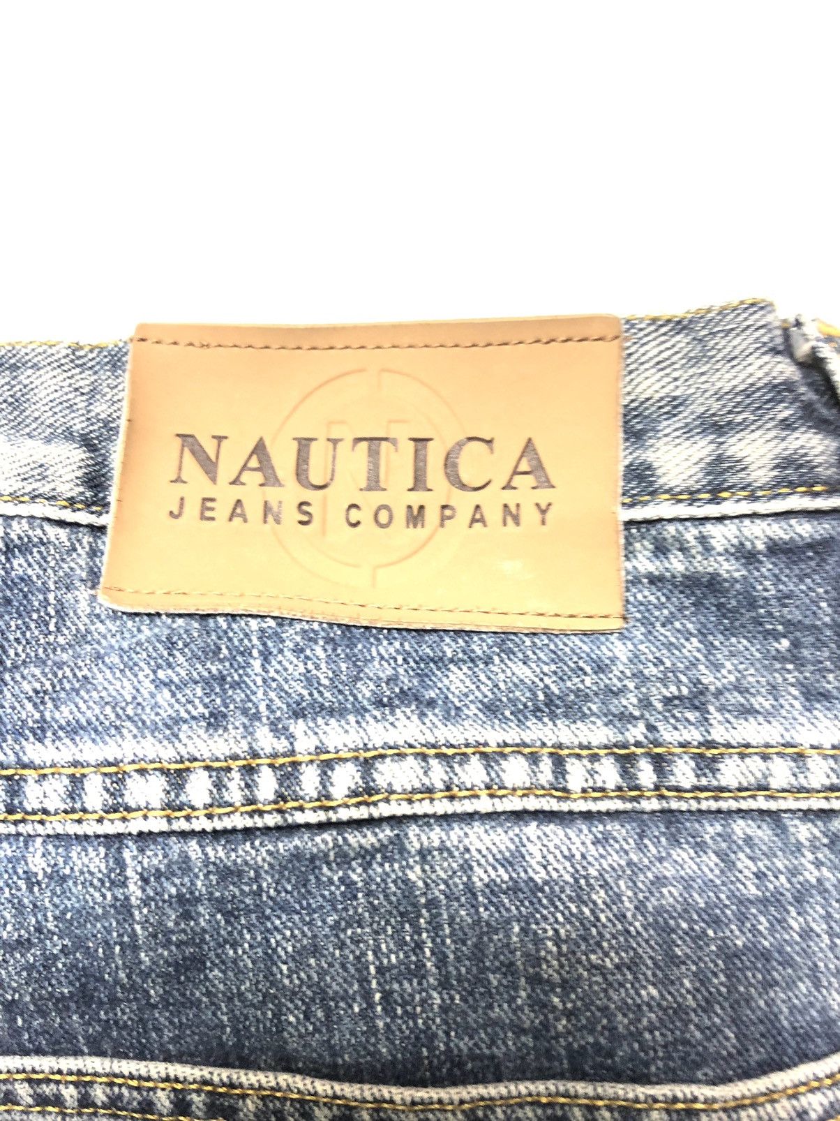 Nautica × Vintage VINTAGE NAUTICAL JEANS COMPANY CARPENTER WORKWEAR DENIM Size US 37 - 3 Thumbnail