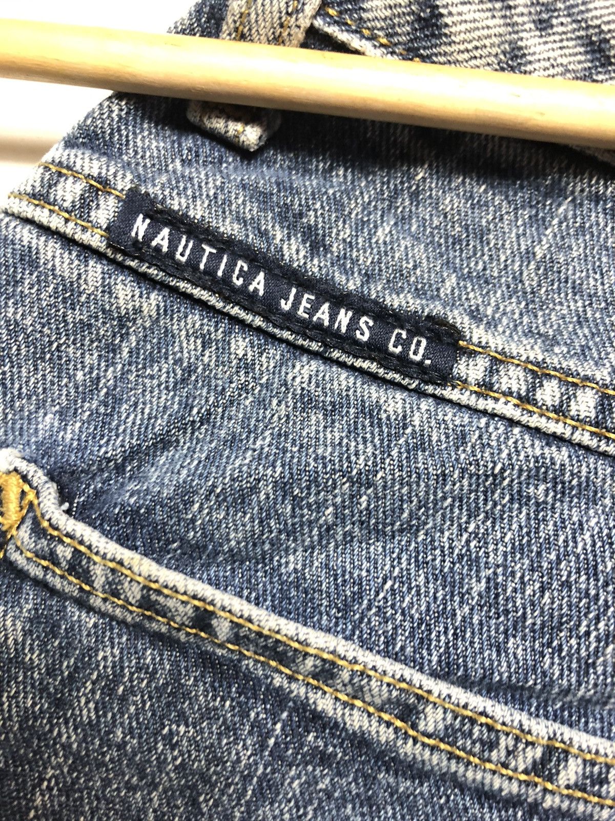 Nautica × Vintage VINTAGE NAUTICAL JEANS COMPANY CARPENTER WORKWEAR DENIM Size US 37 - 4 Thumbnail