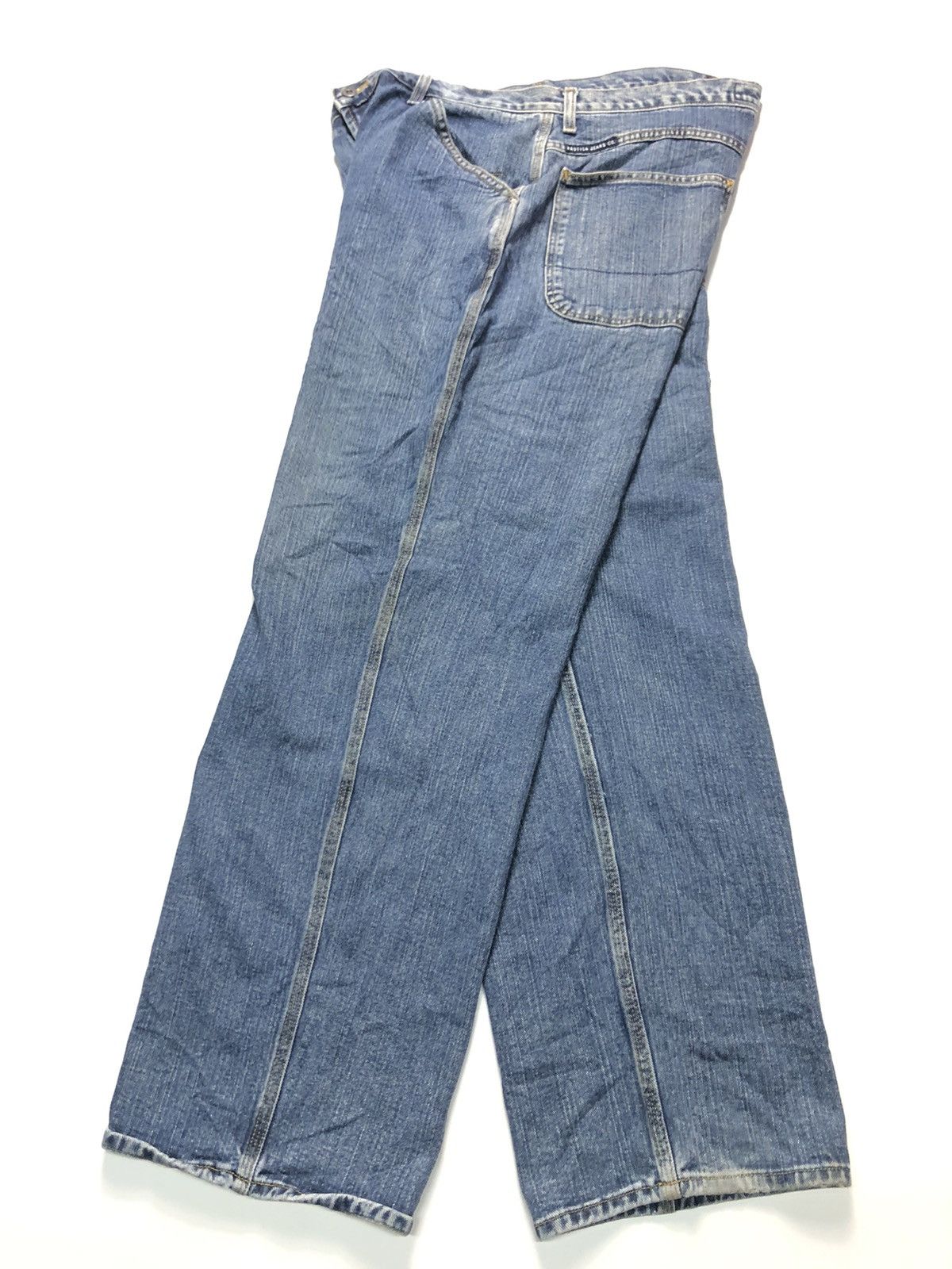 Nautica × Vintage VINTAGE NAUTICAL JEANS COMPANY CARPENTER WORKWEAR DENIM Size US 37 - 15 Thumbnail