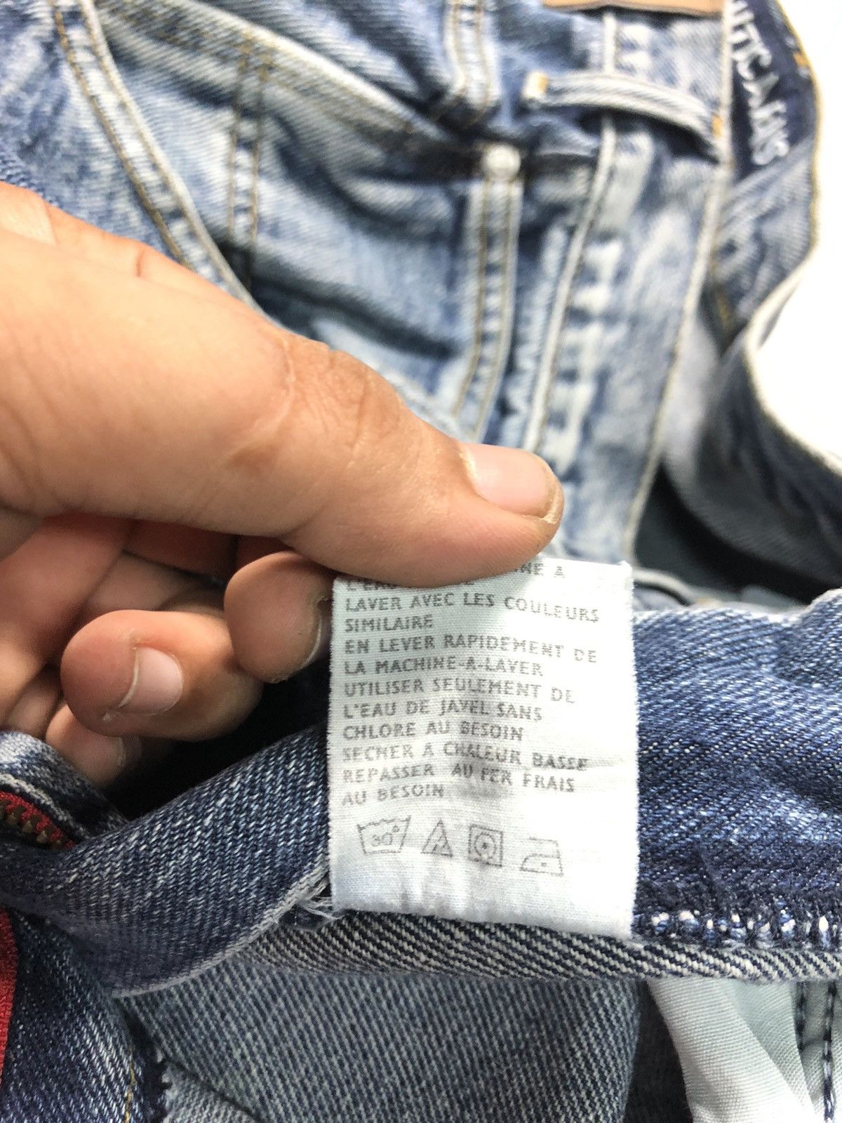 Nautica × Vintage VINTAGE NAUTICAL JEANS COMPANY CARPENTER WORKWEAR DENIM Size US 37 - 14 Thumbnail