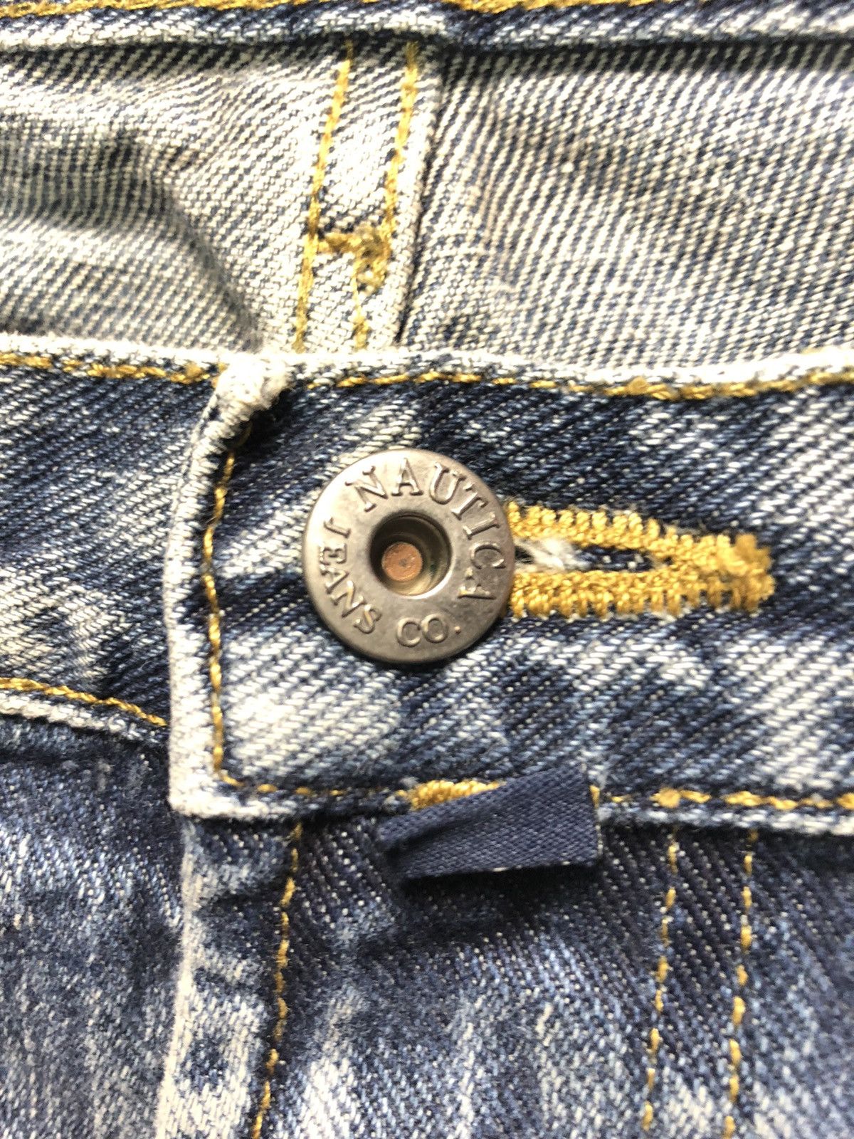 Nautica × Vintage VINTAGE NAUTICAL JEANS COMPANY CARPENTER WORKWEAR DENIM Size US 37 - 9 Thumbnail