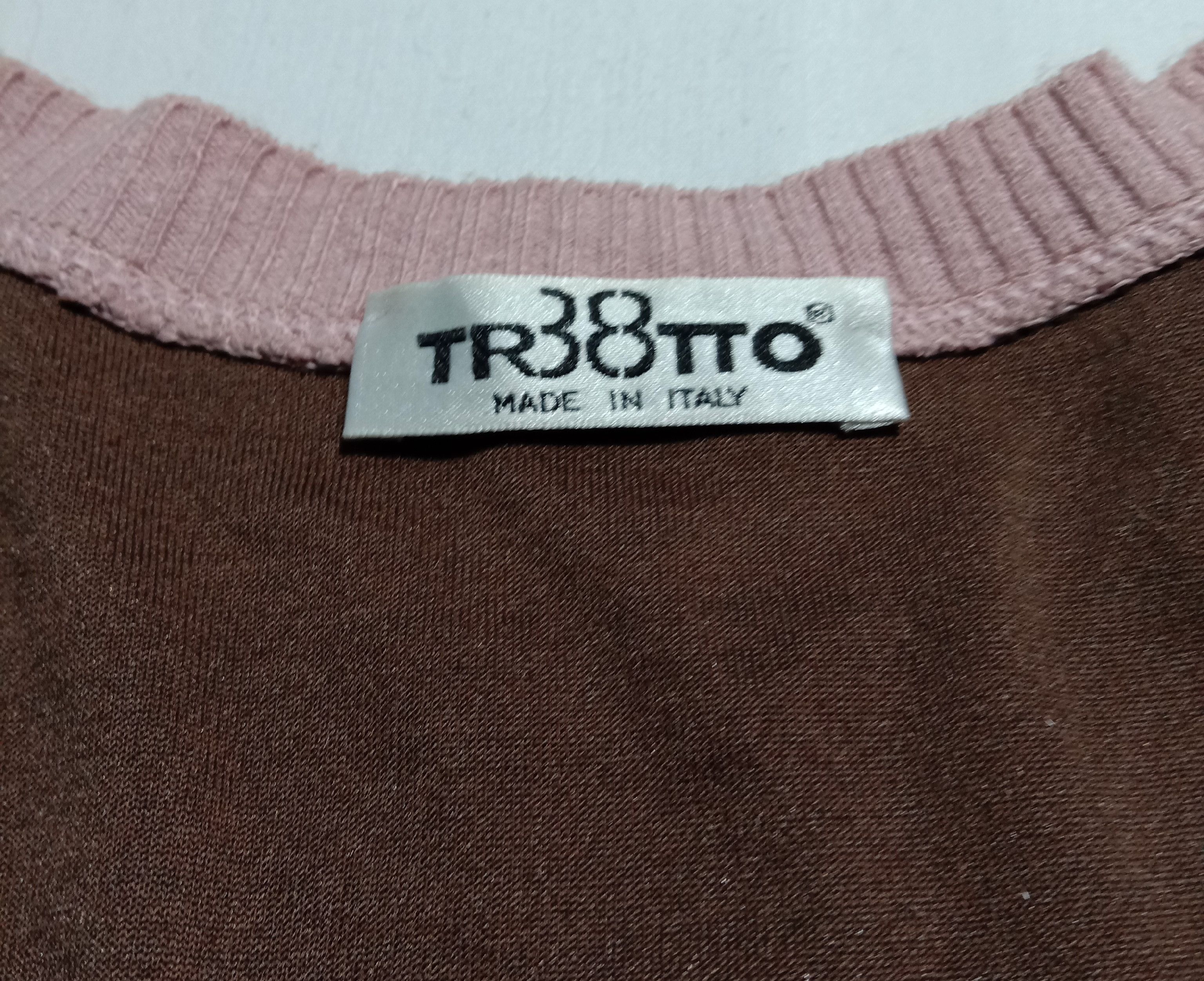 Other TR38TTO Luxury Designer JACQUARD KNITTED CARDIGAN Jacket Size S / US 4 / IT 40 - 3 Thumbnail