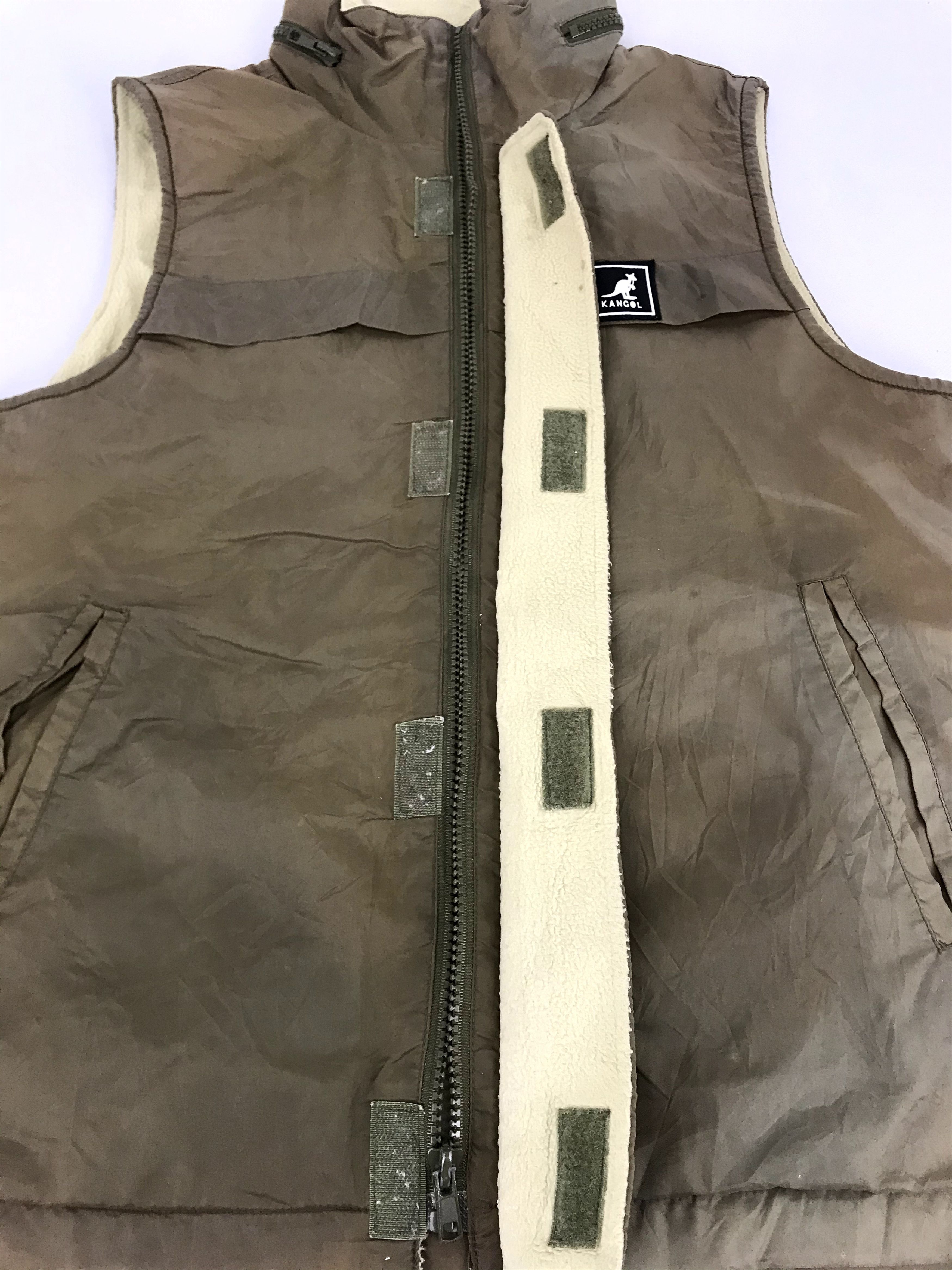 Designer Vintage Kangol England Vest Jacket Sherpa Inner Insulated Size US S / EU 44-46 / 1 - 4 Thumbnail