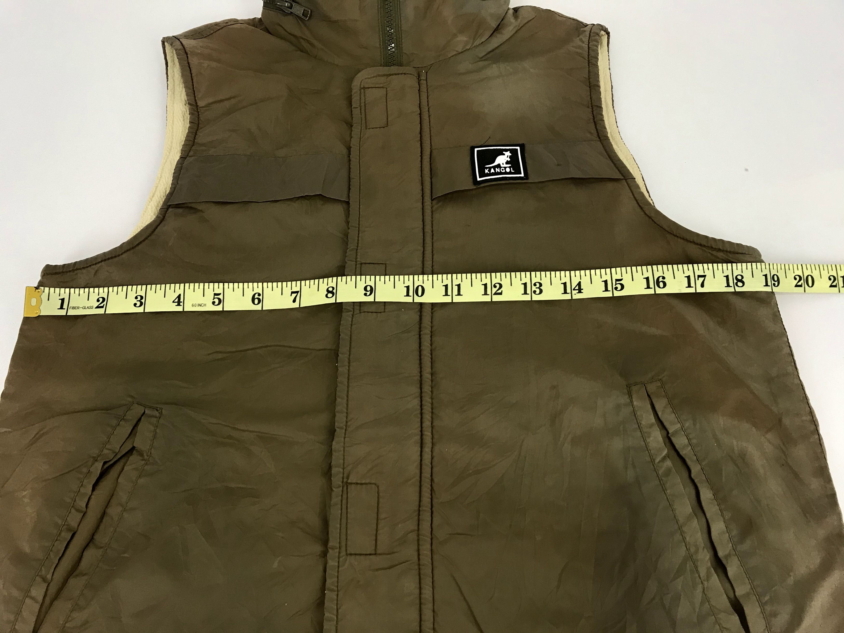 Designer Vintage Kangol England Vest Jacket Sherpa Inner Insulated Size US S / EU 44-46 / 1 - 10 Thumbnail