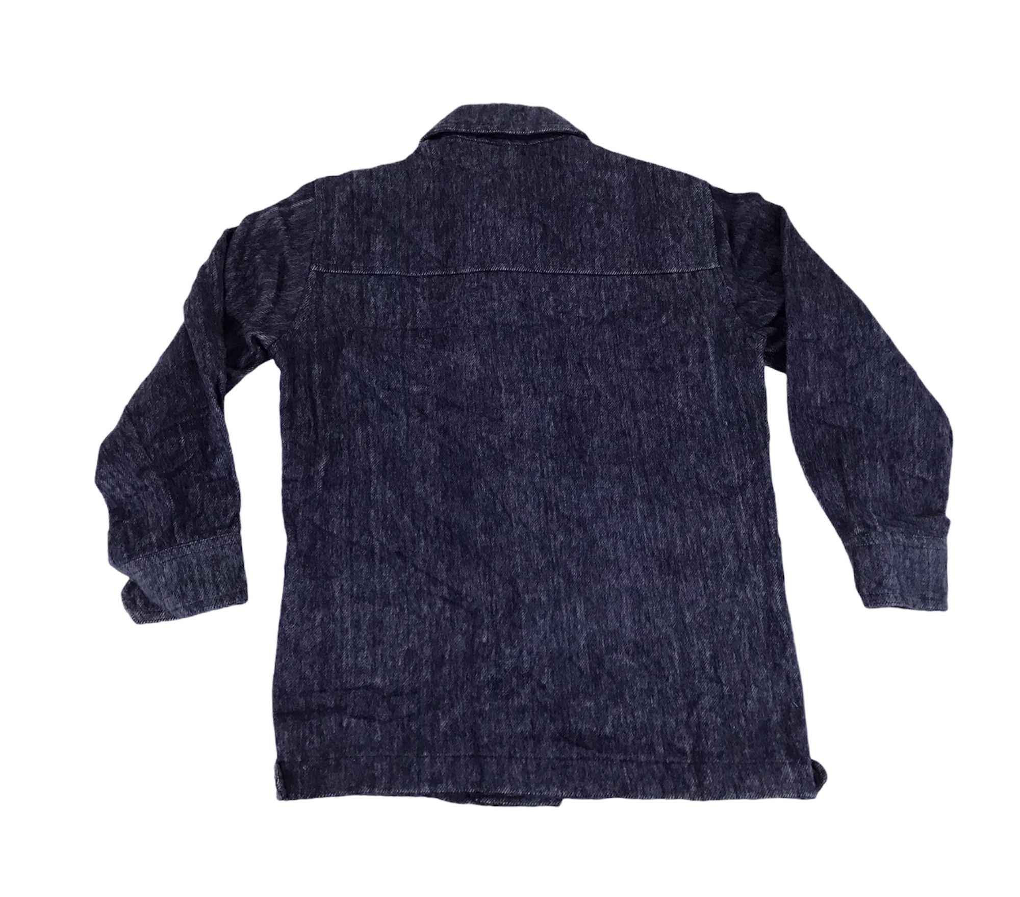 Japanese Brand Week Off Brand Classic Western Indigo Denim Flannel Jacket Size US S / EU 44-46 / 1 - 5 Thumbnail