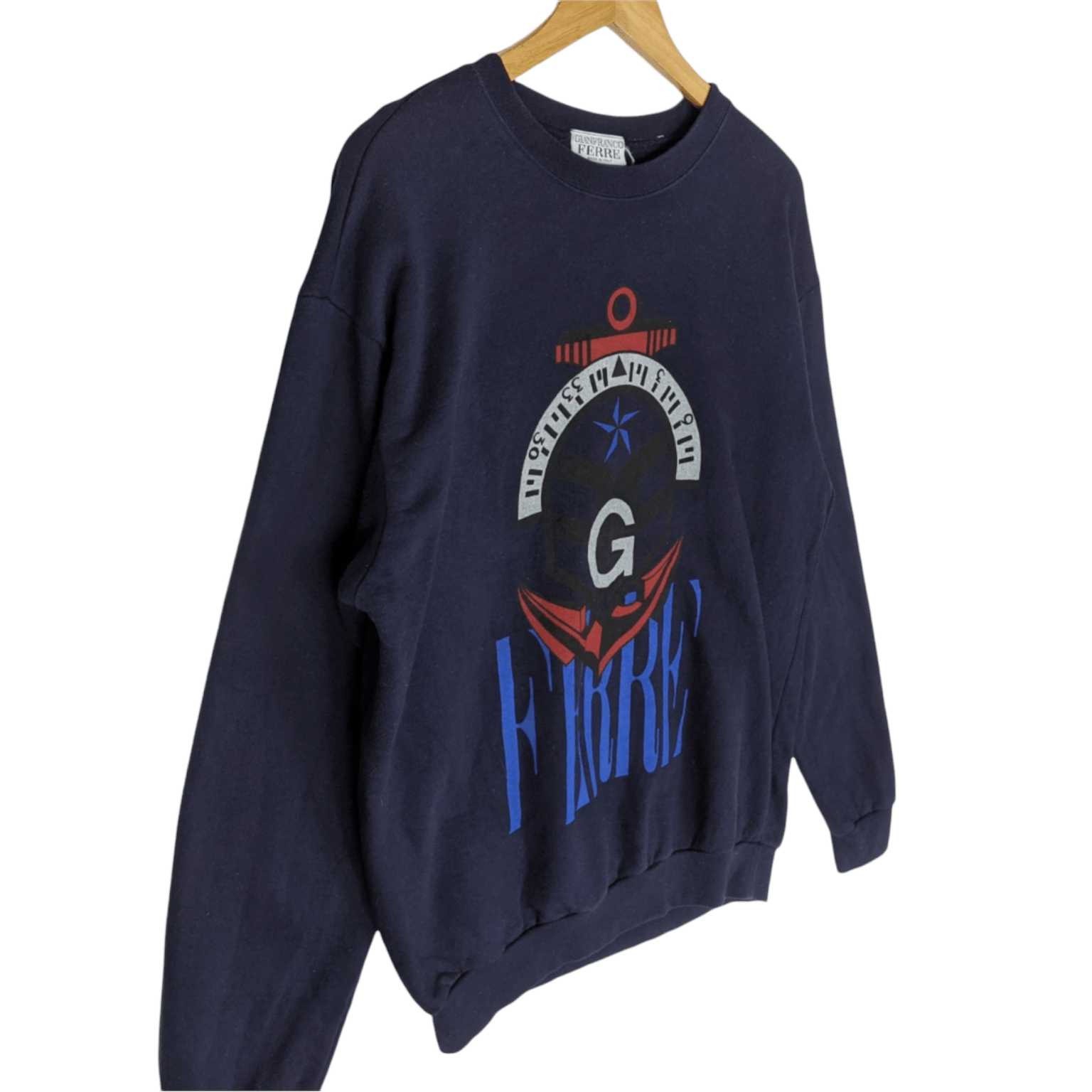 Gianfranco Ferre GIANFRANCO FERRE Big Logo Jumper Sweatshirt Size US XL / EU 56 / 4 - 3 Thumbnail