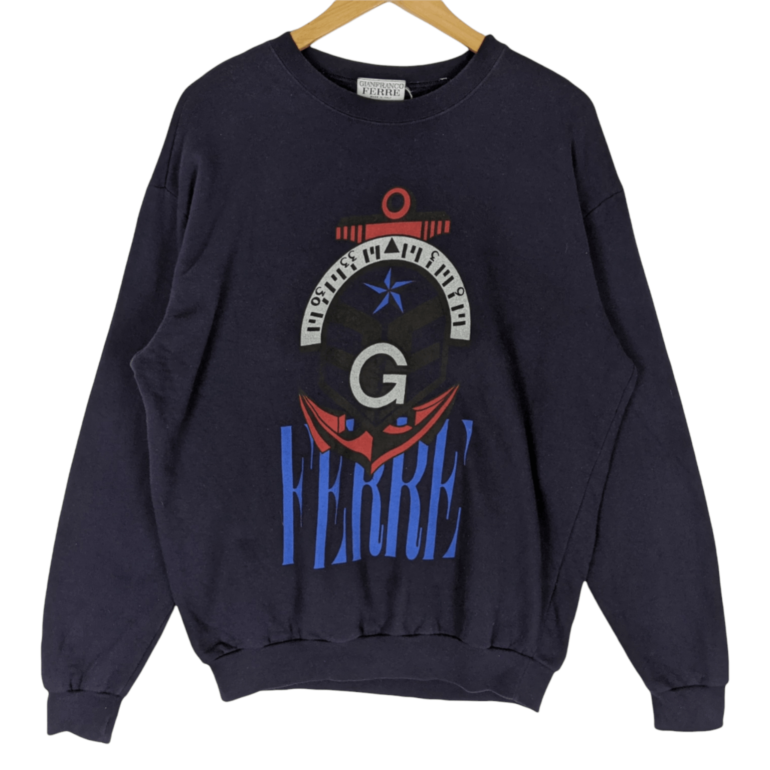 Gianfranco Ferre GIANFRANCO FERRE Big Logo Jumper Sweatshirt Size US XL / EU 56 / 4 - 2 Thumbnail
