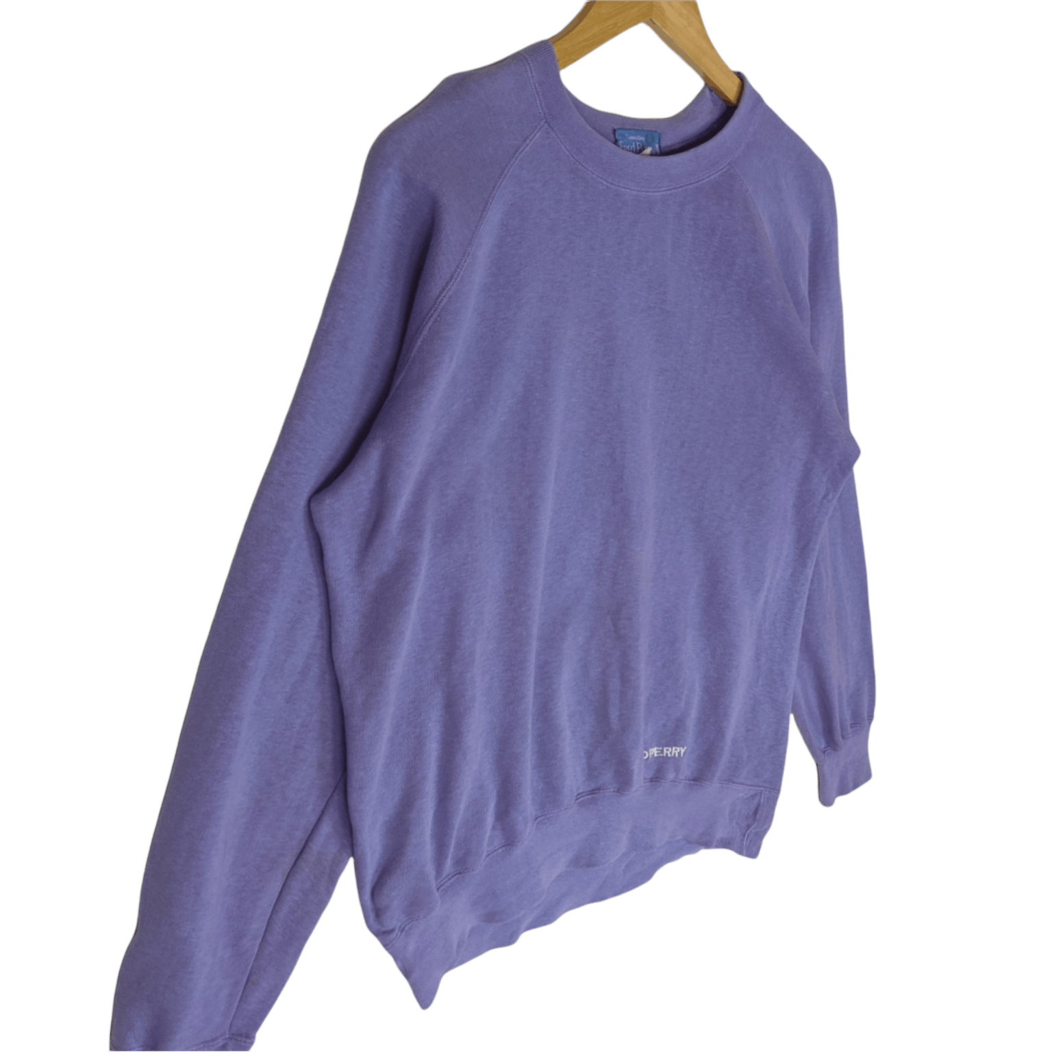 Fred Perry Vintage 70's FRED PERRY Sportswear Plain Jumper Sweatshirt Size US L / EU 52-54 / 3 - 3 Thumbnail