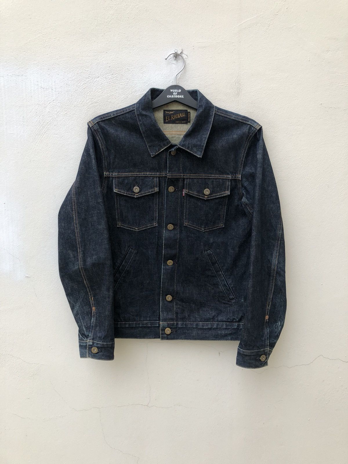 Vintage EL RADIALL Japan Embroidery “ DIRTY GENTS” Selvedge Denim Size US M / EU 48-50 / 2 - 5 Thumbnail
