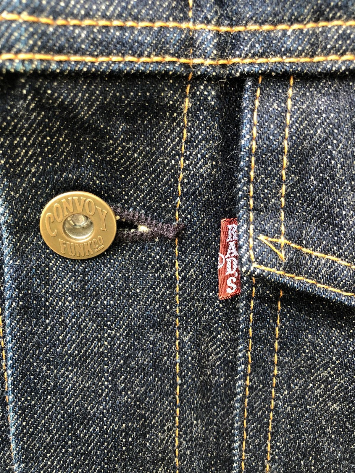 Vintage EL RADIALL Japan Embroidery “ DIRTY GENTS” Selvedge Denim Size US M / EU 48-50 / 2 - 13 Thumbnail