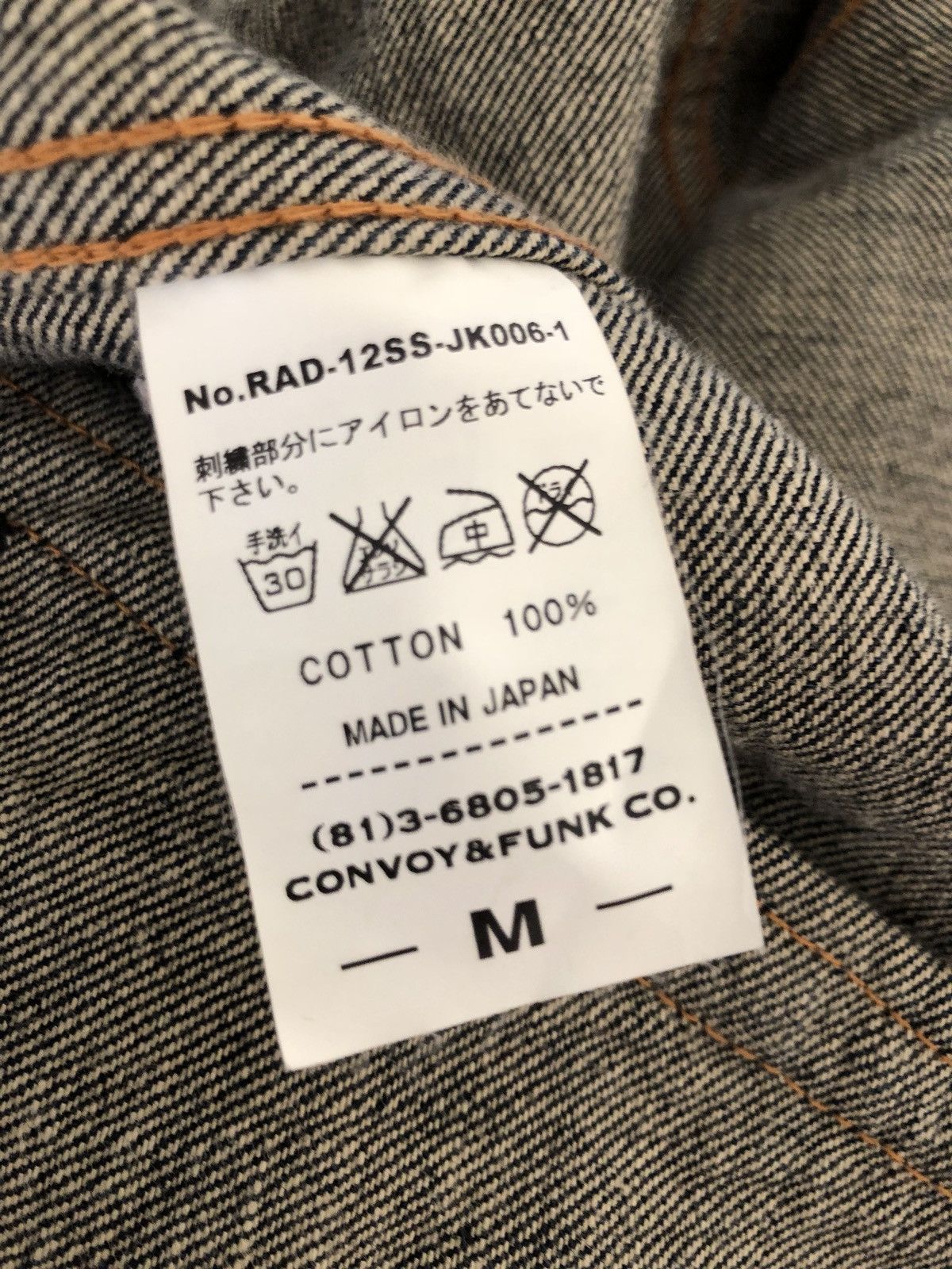 Vintage EL RADIALL Japan Embroidery “ DIRTY GENTS” Selvedge Denim Size US M / EU 48-50 / 2 - 17 Thumbnail
