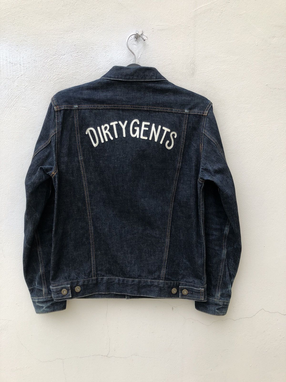 Vintage EL RADIALL Japan Embroidery “ DIRTY GENTS” Selvedge Denim Size US M / EU 48-50 / 2 - 1 Thumbnail