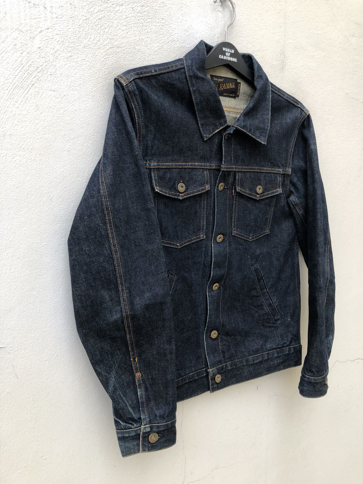 Vintage EL RADIALL Japan Embroidery “ DIRTY GENTS” Selvedge Denim Size US M / EU 48-50 / 2 - 10 Thumbnail