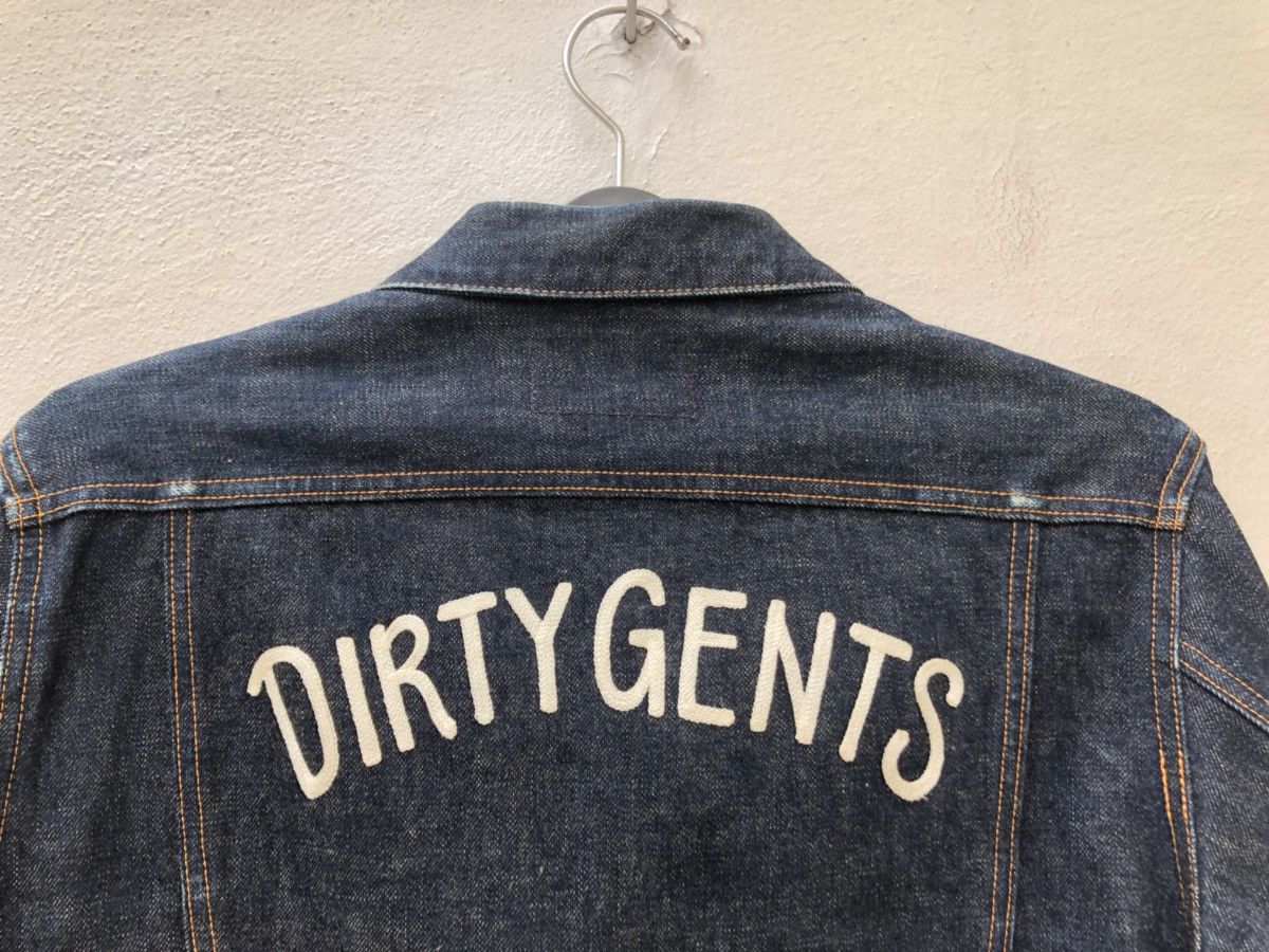 Vintage EL RADIALL Japan Embroidery “ DIRTY GENTS” Selvedge Denim Size US M / EU 48-50 / 2 - 2 Thumbnail