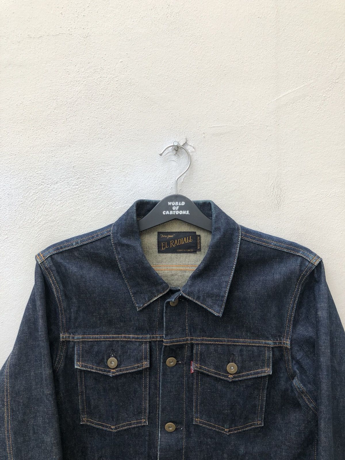Vintage EL RADIALL Japan Embroidery “ DIRTY GENTS” Selvedge Denim Size US M / EU 48-50 / 2 - 6 Thumbnail