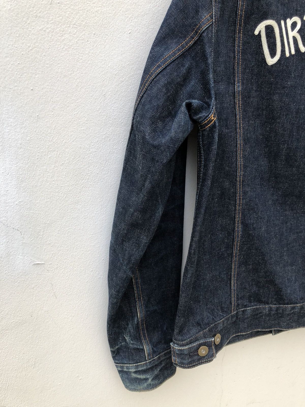 Vintage EL RADIALL Japan Embroidery “ DIRTY GENTS” Selvedge Denim Size US M / EU 48-50 / 2 - 4 Thumbnail