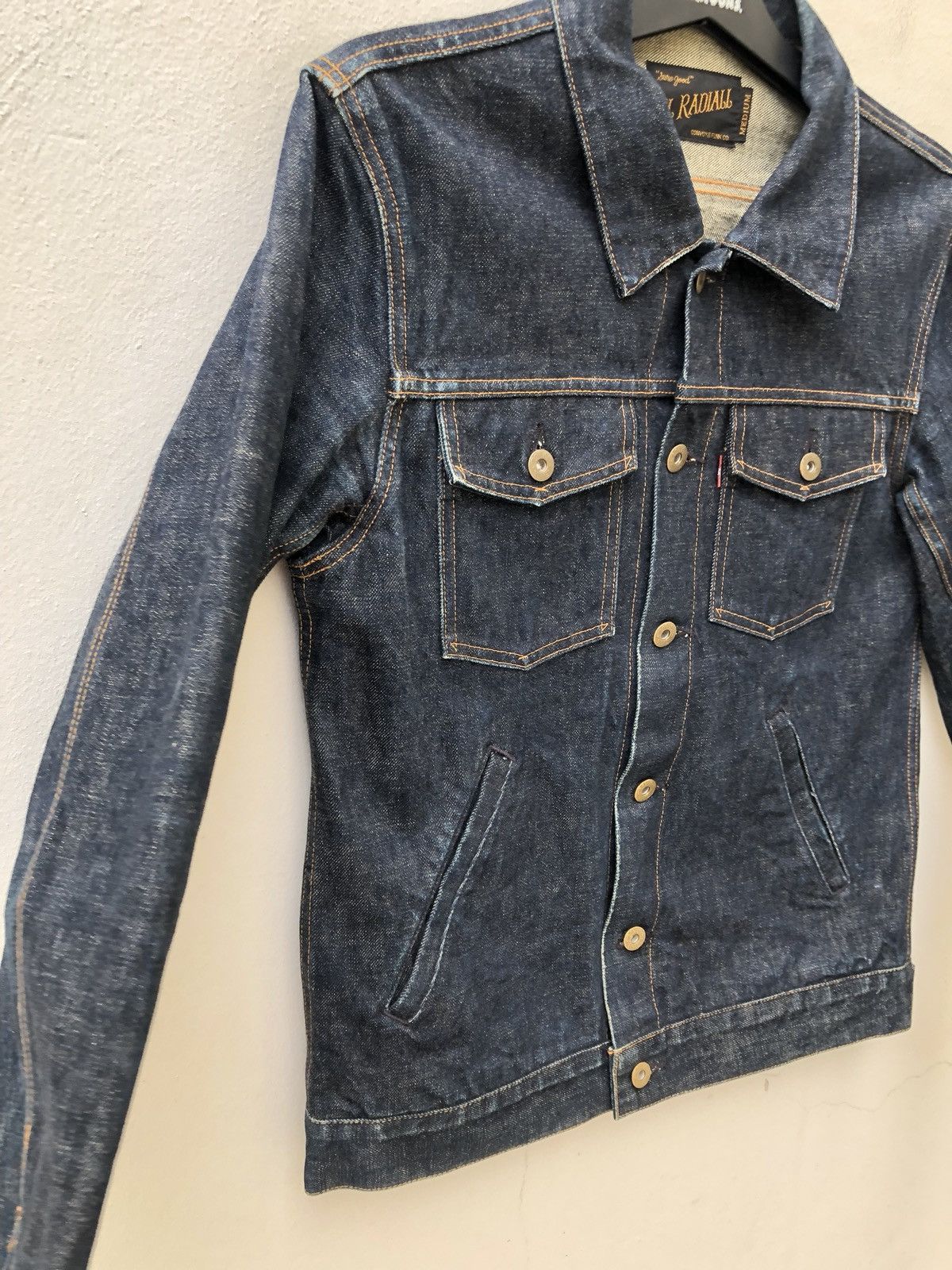 Vintage EL RADIALL Japan Embroidery “ DIRTY GENTS” Selvedge Denim Size US M / EU 48-50 / 2 - 12 Thumbnail