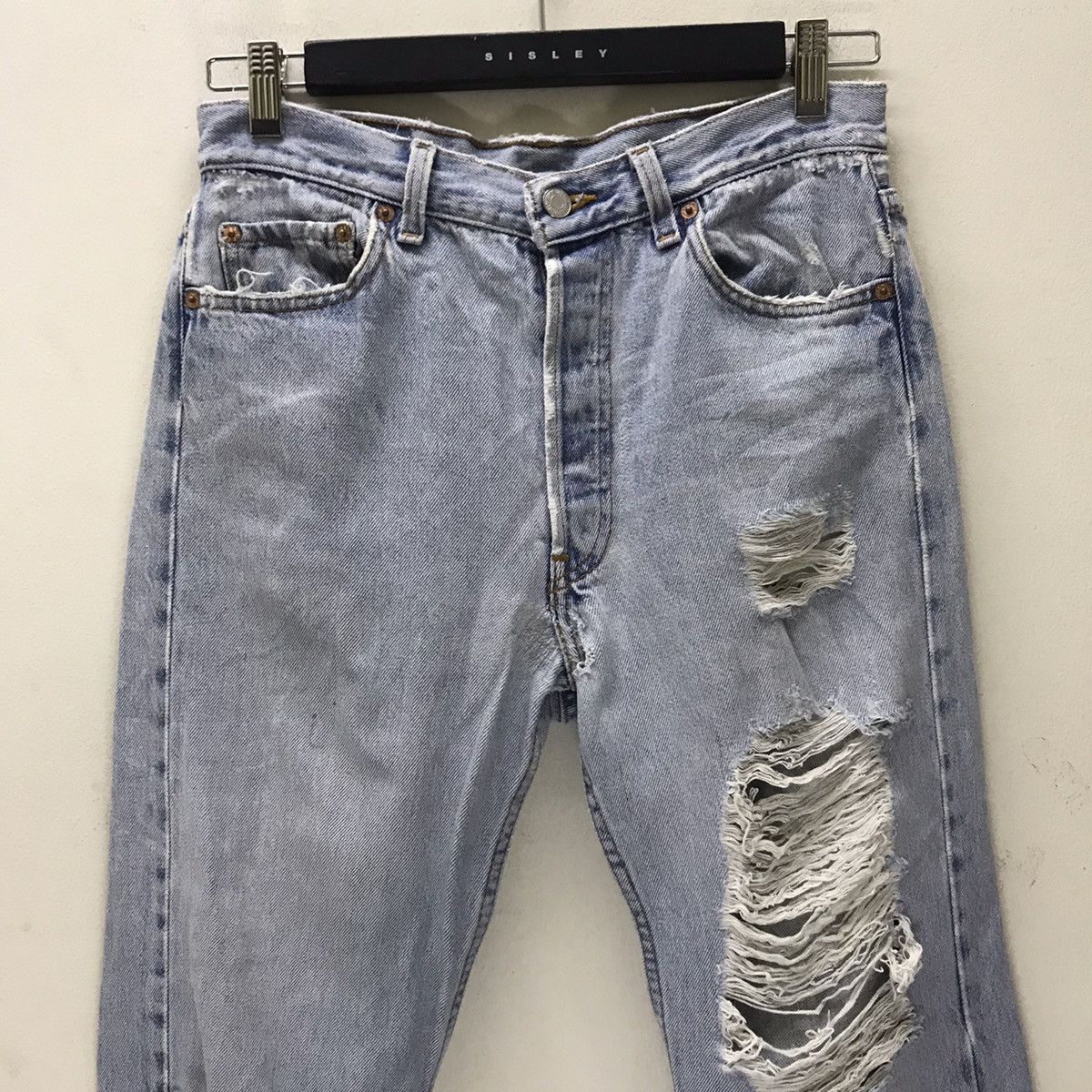 Levi's Vintage 90s Levi’s 501 Grunge Denim Jeans Size US 30 / EU 46 - 3 Thumbnail