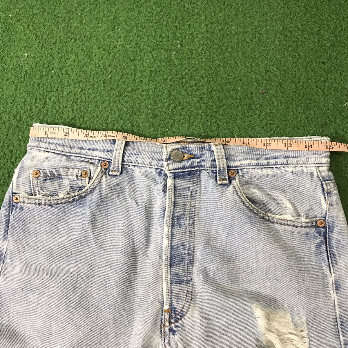 Levi's Vintage 90s Levi’s 501 Grunge Denim Jeans Size US 30 / EU 46 - 23 Thumbnail