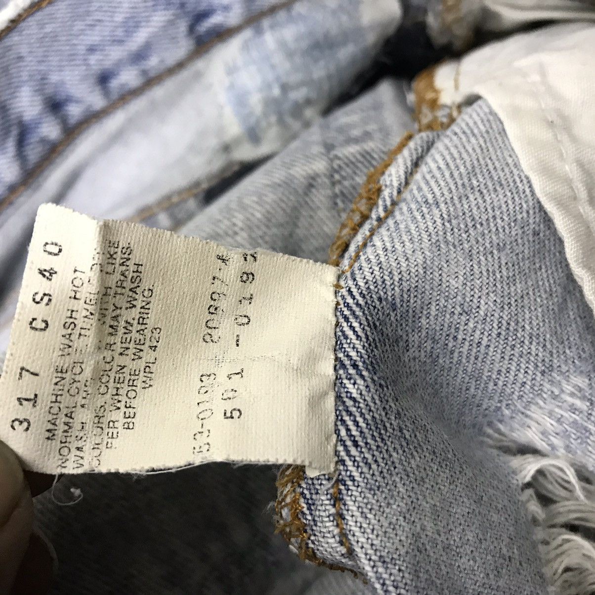 Levi's Vintage 90s Levi’s 501 Grunge Denim Jeans Size US 30 / EU 46 - 22 Thumbnail