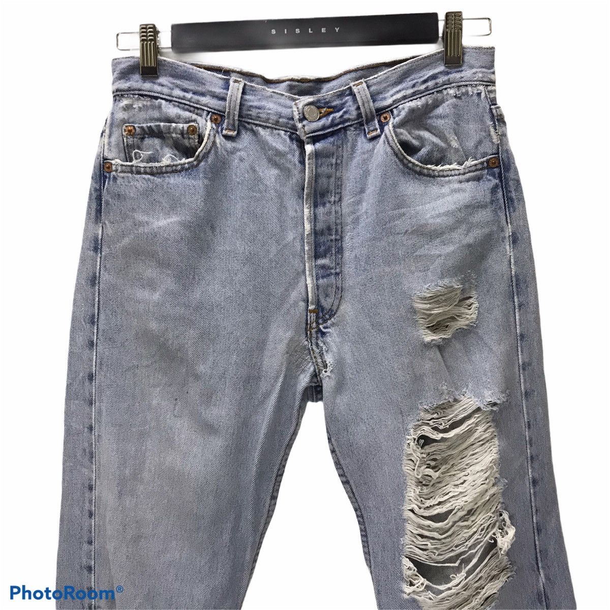 Levi's Vintage 90s Levi’s 501 Grunge Denim Jeans Size US 30 / EU 46 - 25 Thumbnail