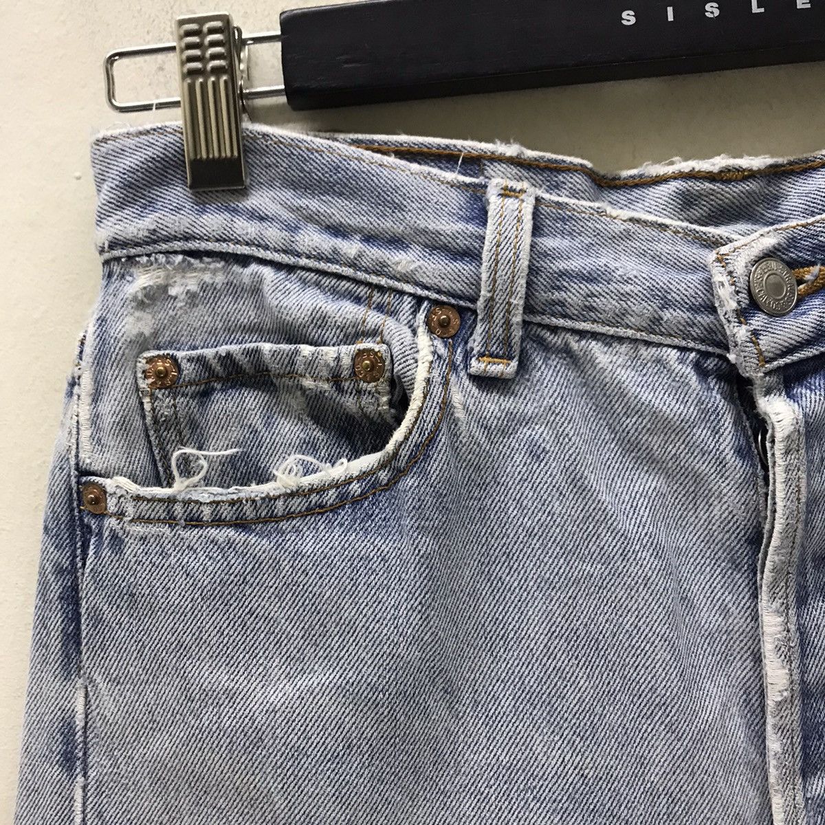 Levi's Vintage 90s Levi’s 501 Grunge Denim Jeans Size US 30 / EU 46 - 4 Thumbnail